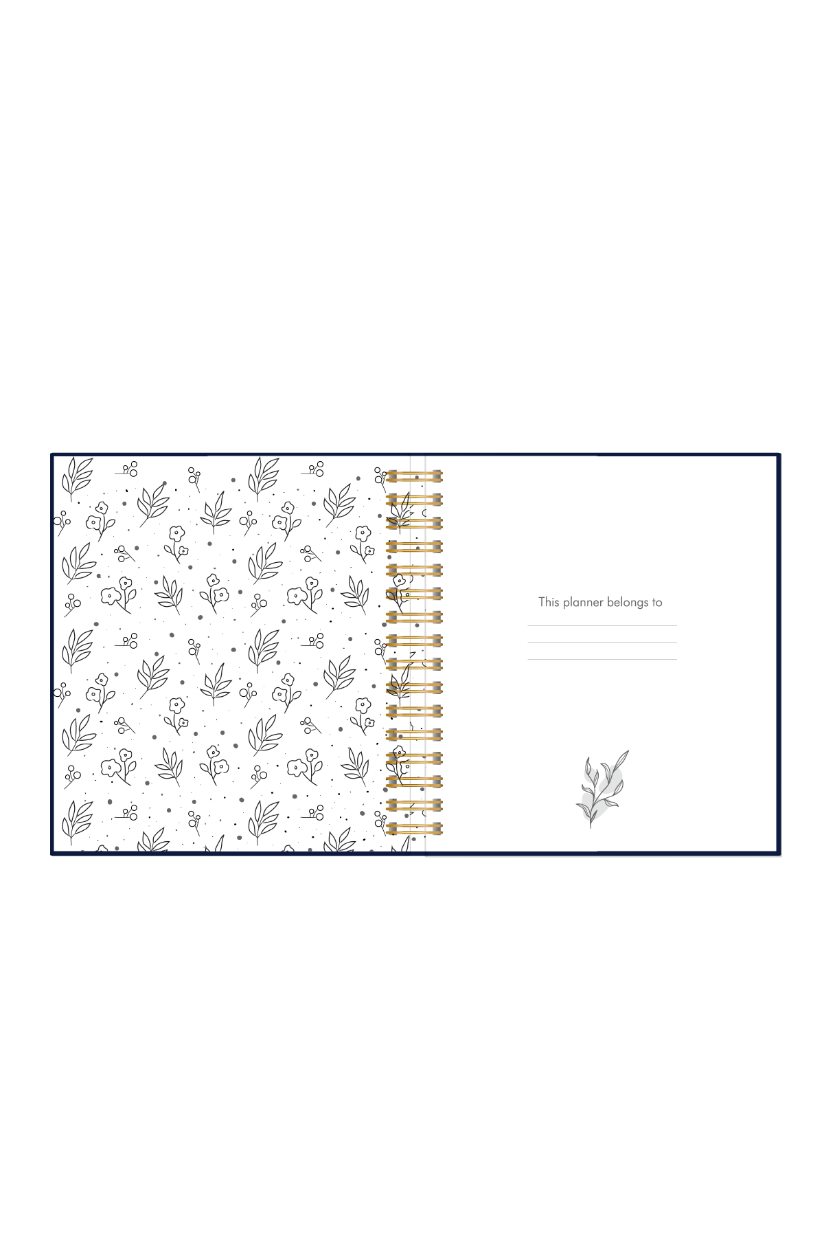 2024 Bright Blossoms | Wiro Wrap Planner