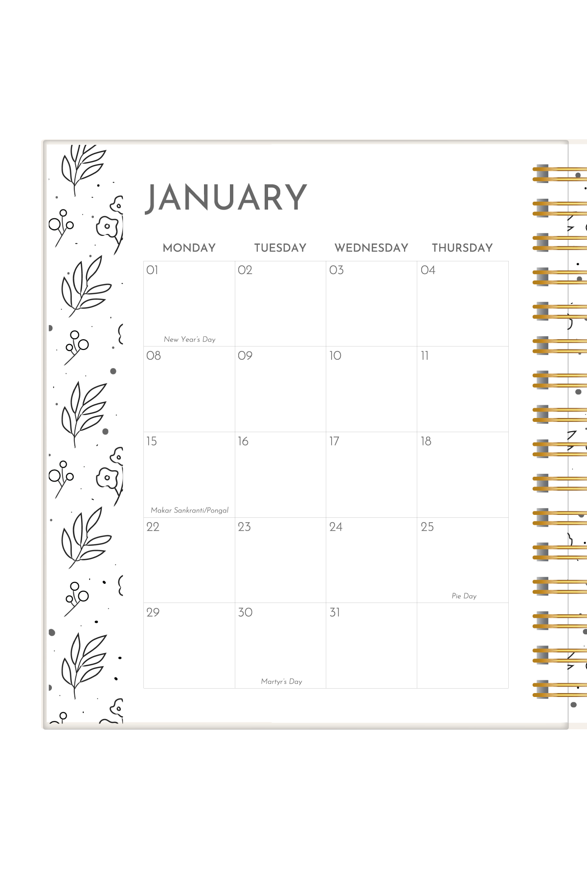 2024 One Day | Wiro Wrap Planner