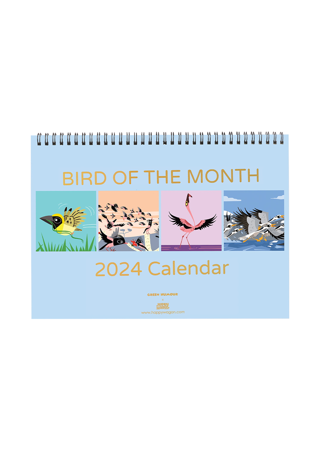 2024 Bird of the Month Large Desk Calendar