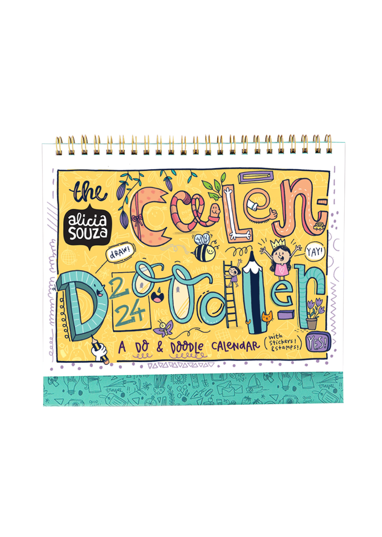 2024 The Calendoodler Desk Calendar