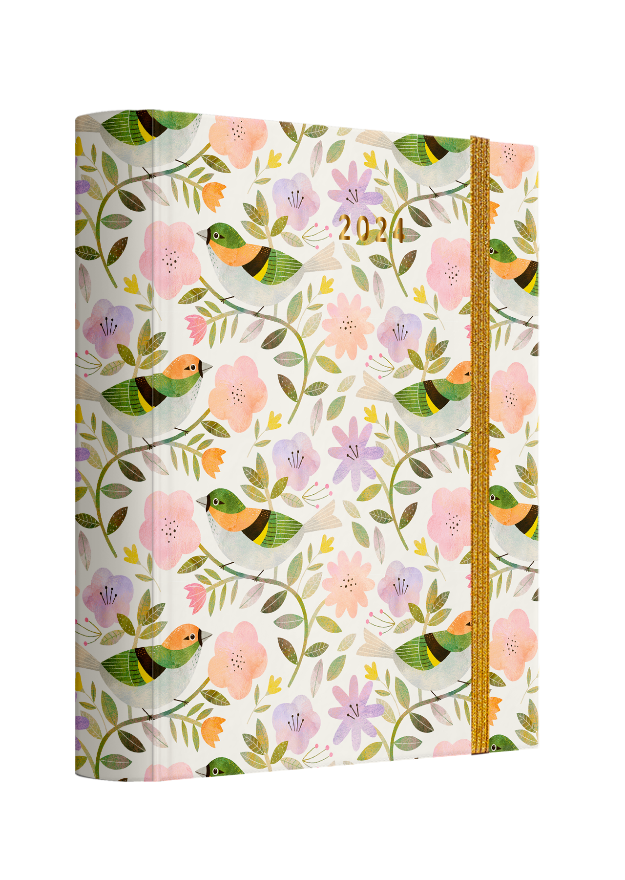 2024 Romantic Birds | Wiro Wrap Planner