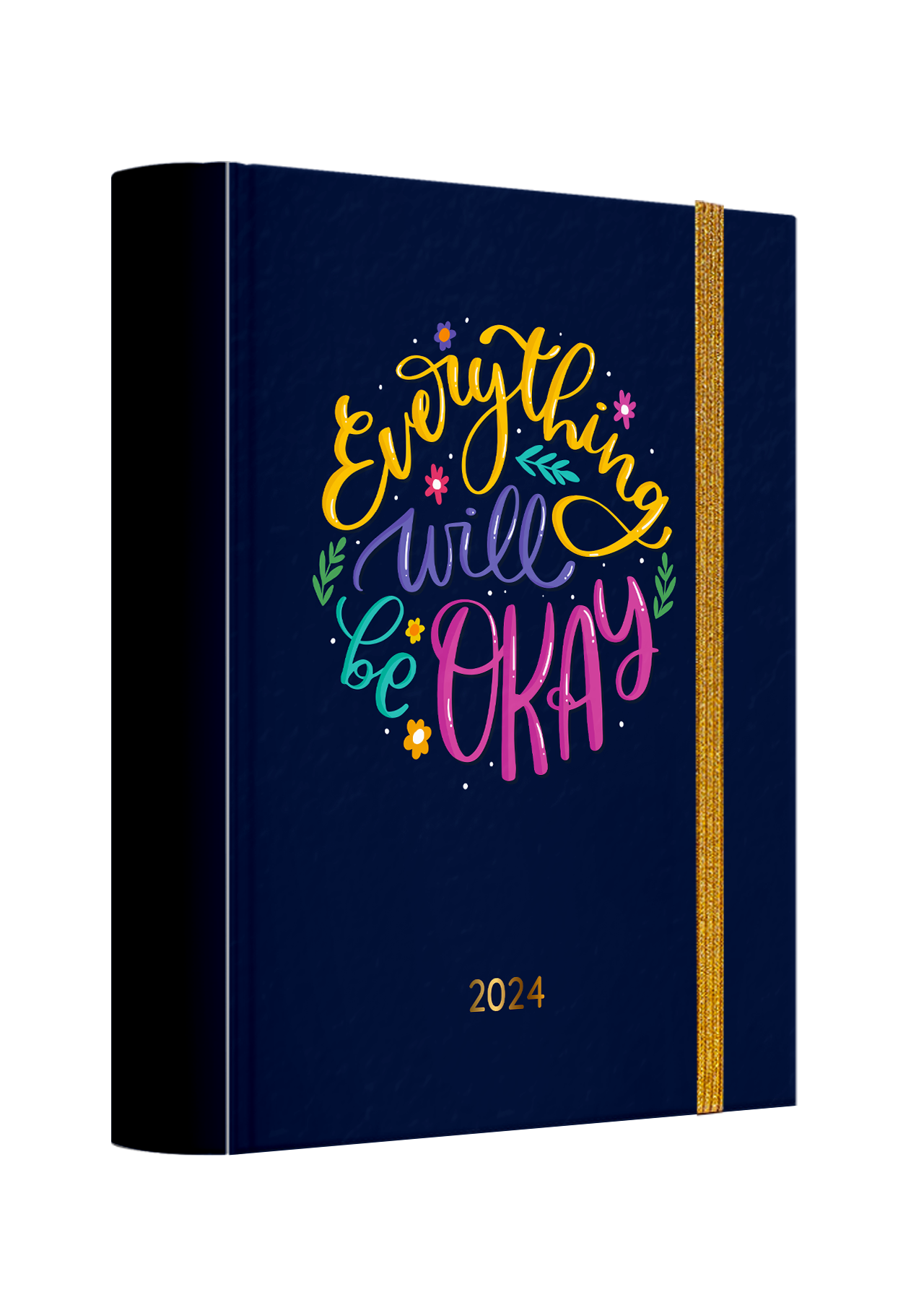 2024 Everything Will Be Okay | Wiro Wrap Planner