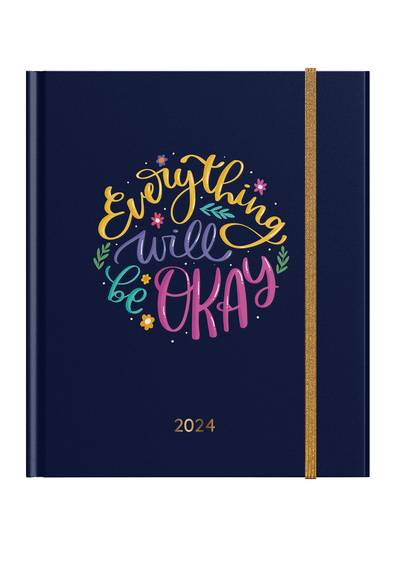 2024 Everything Will Be Okay | Wiro Wrap Planner