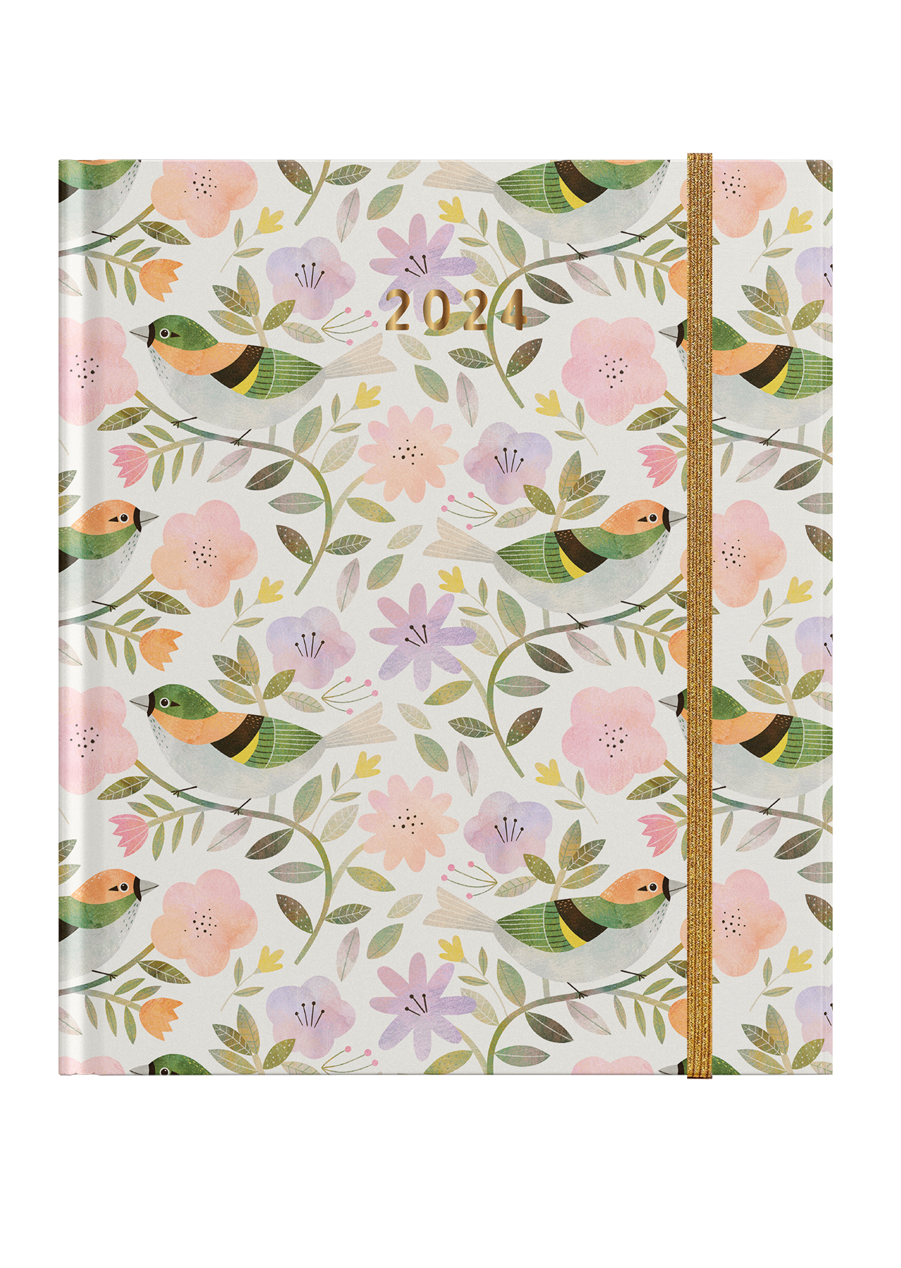 2024 Romantic Birds | Wiro Wrap Planner