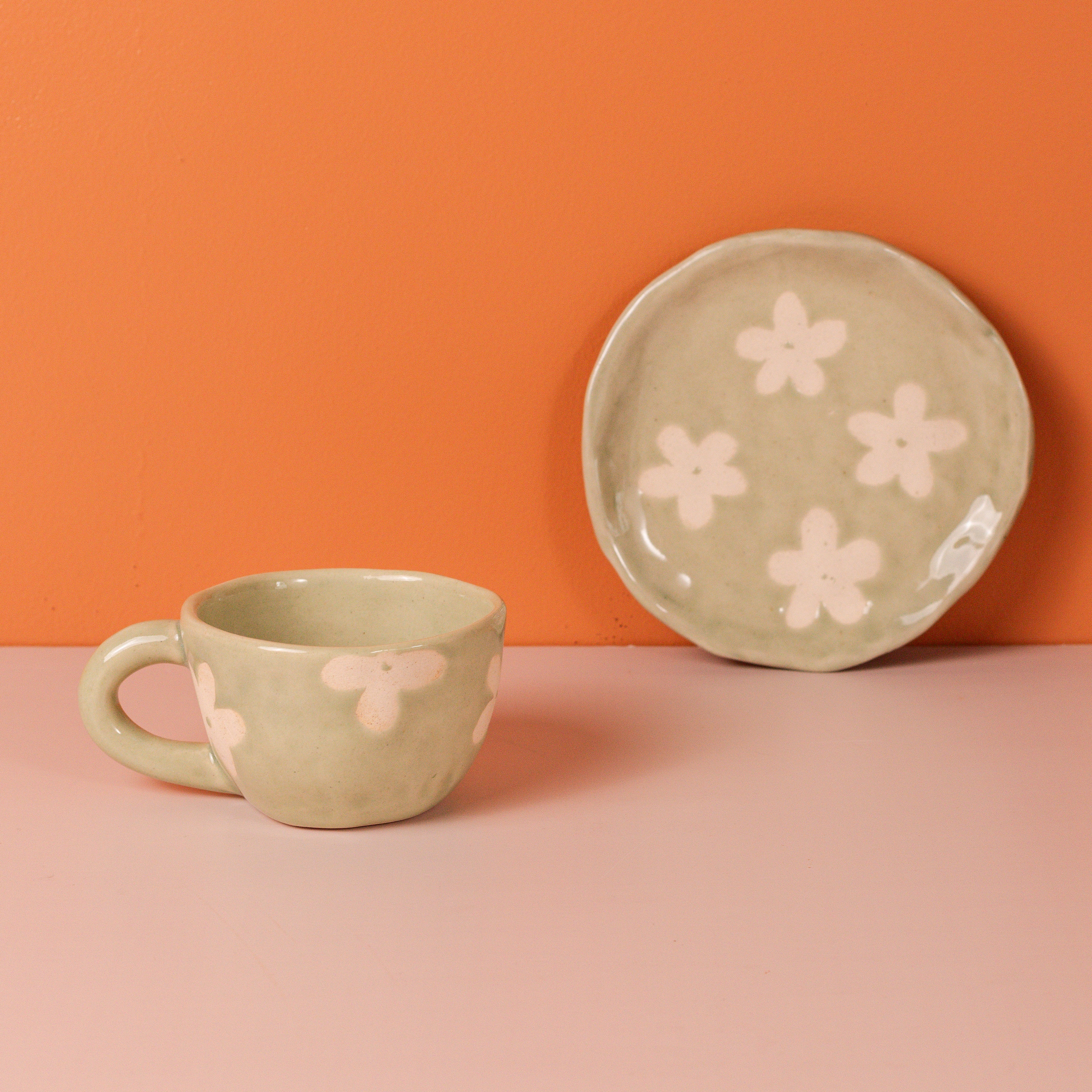 Mint Daisy Mug