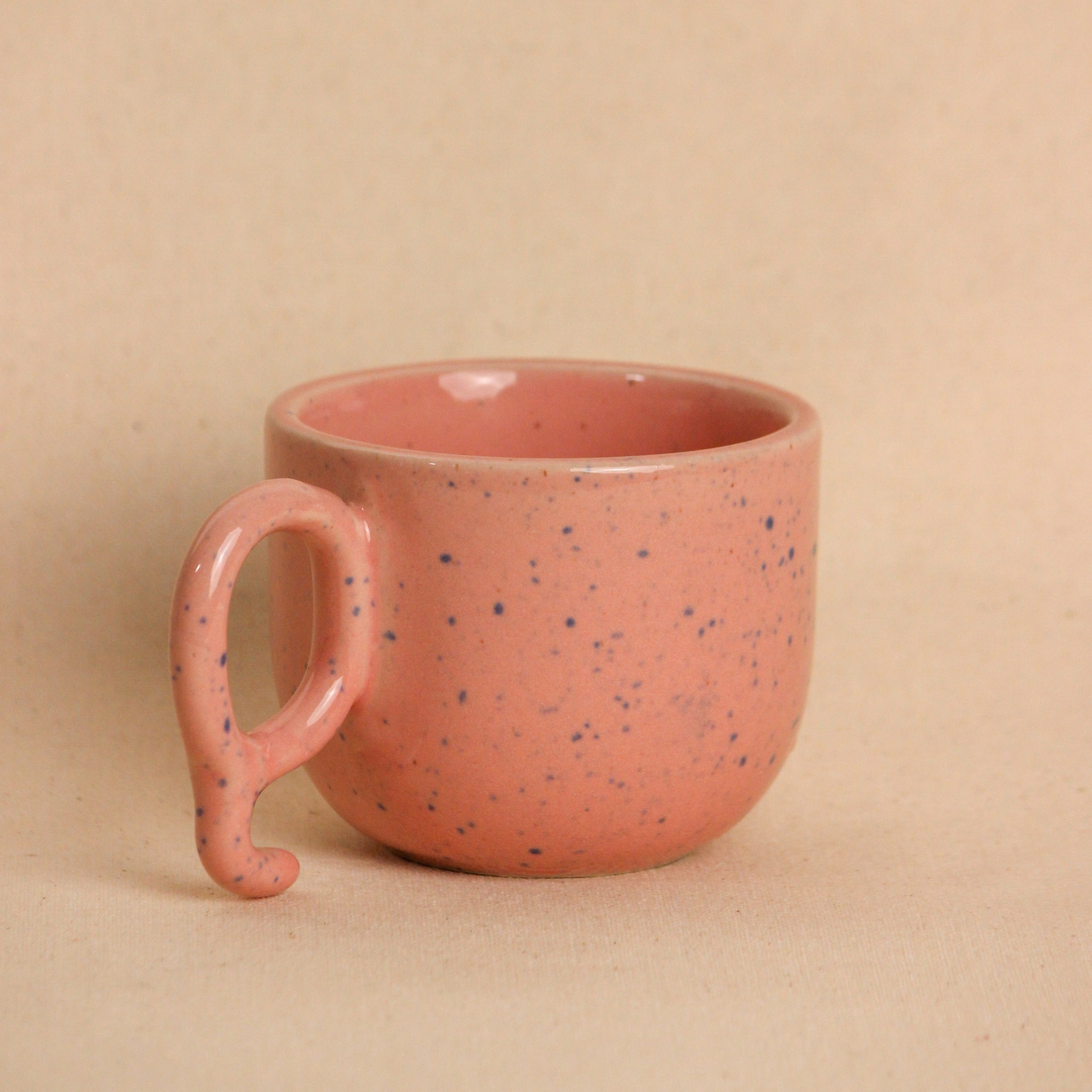 Pink Speckled Mug