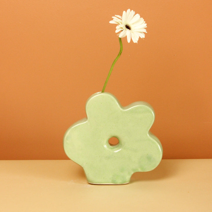 Ceramic Daisy Vase