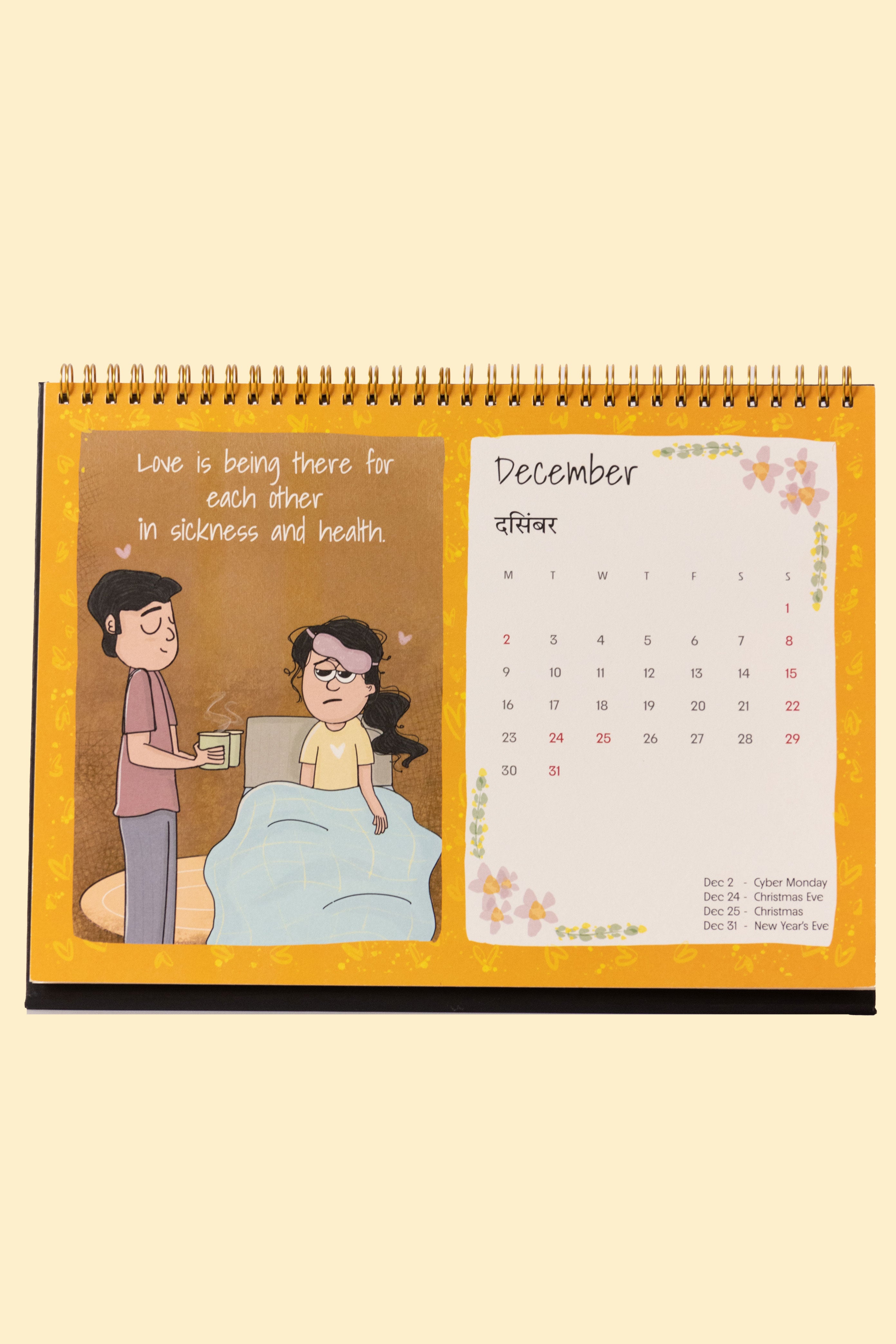 2024 Love is in the Air Desk Calendar