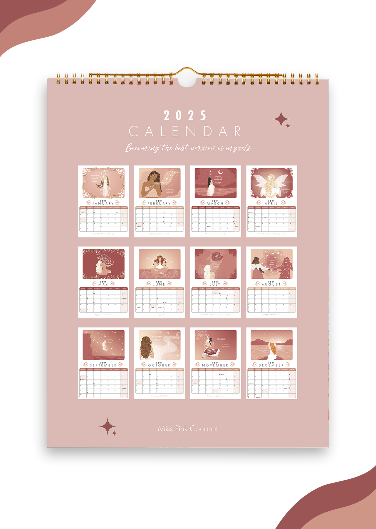 2025 Self Love Wall Calendar