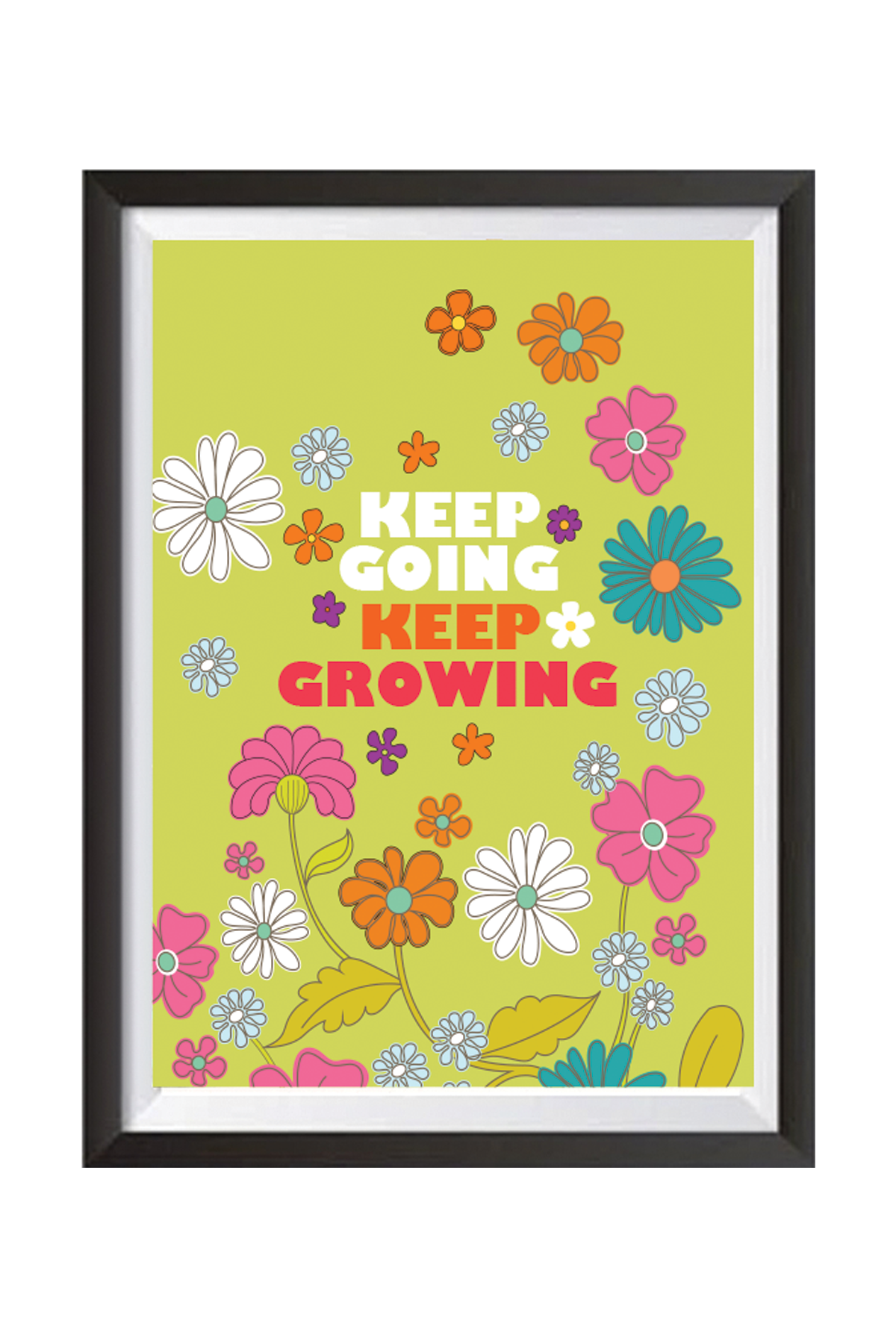 Keep Going Keep Growing Wall Art