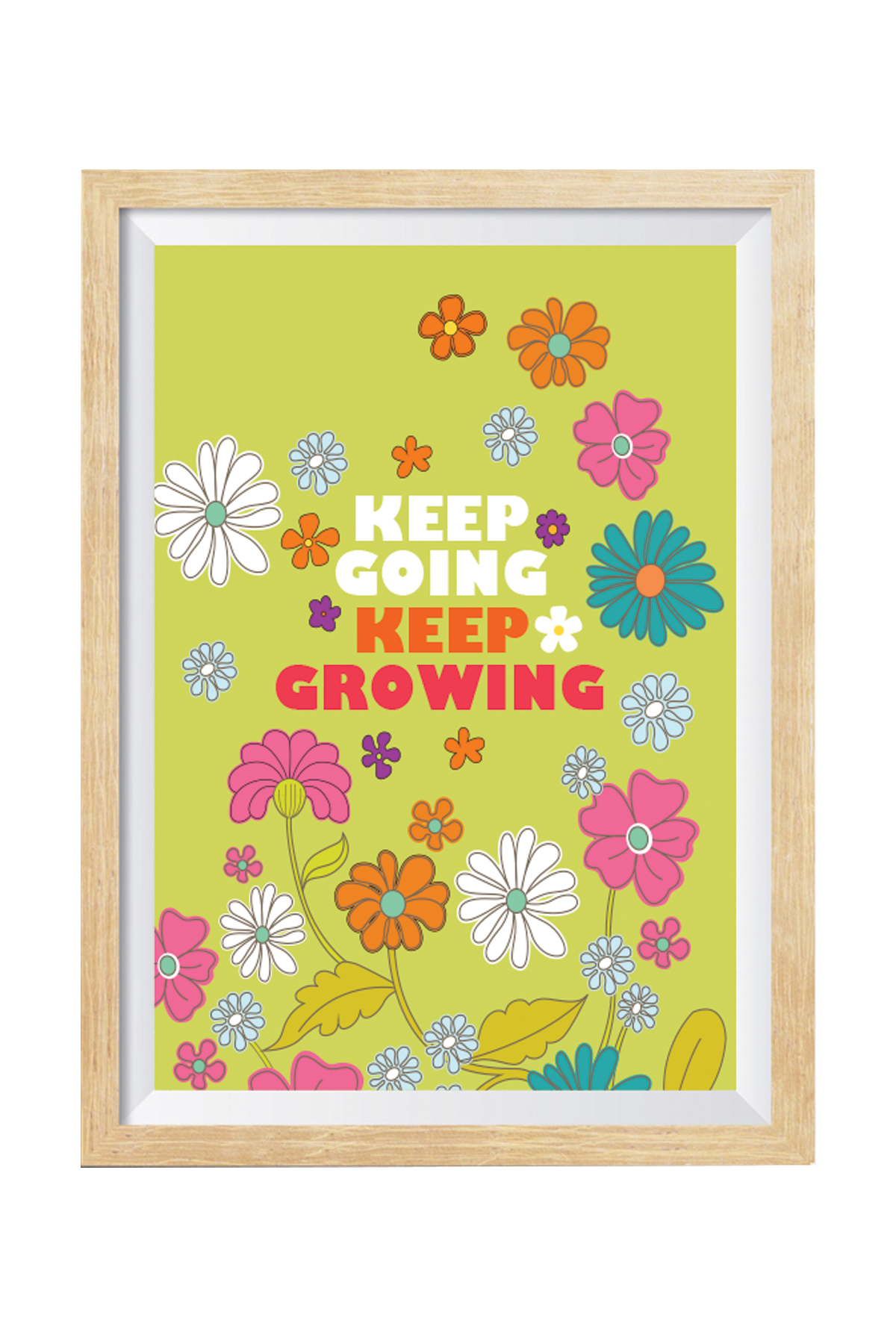 Keep Going Keep Growing Wall Art