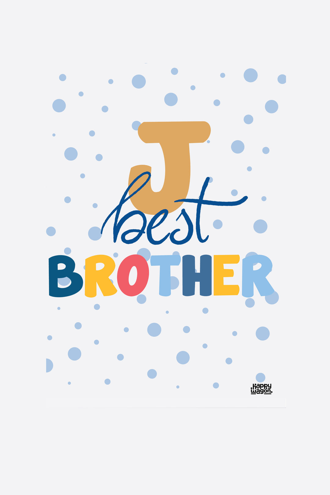 Personalised Best Brother Wall Art