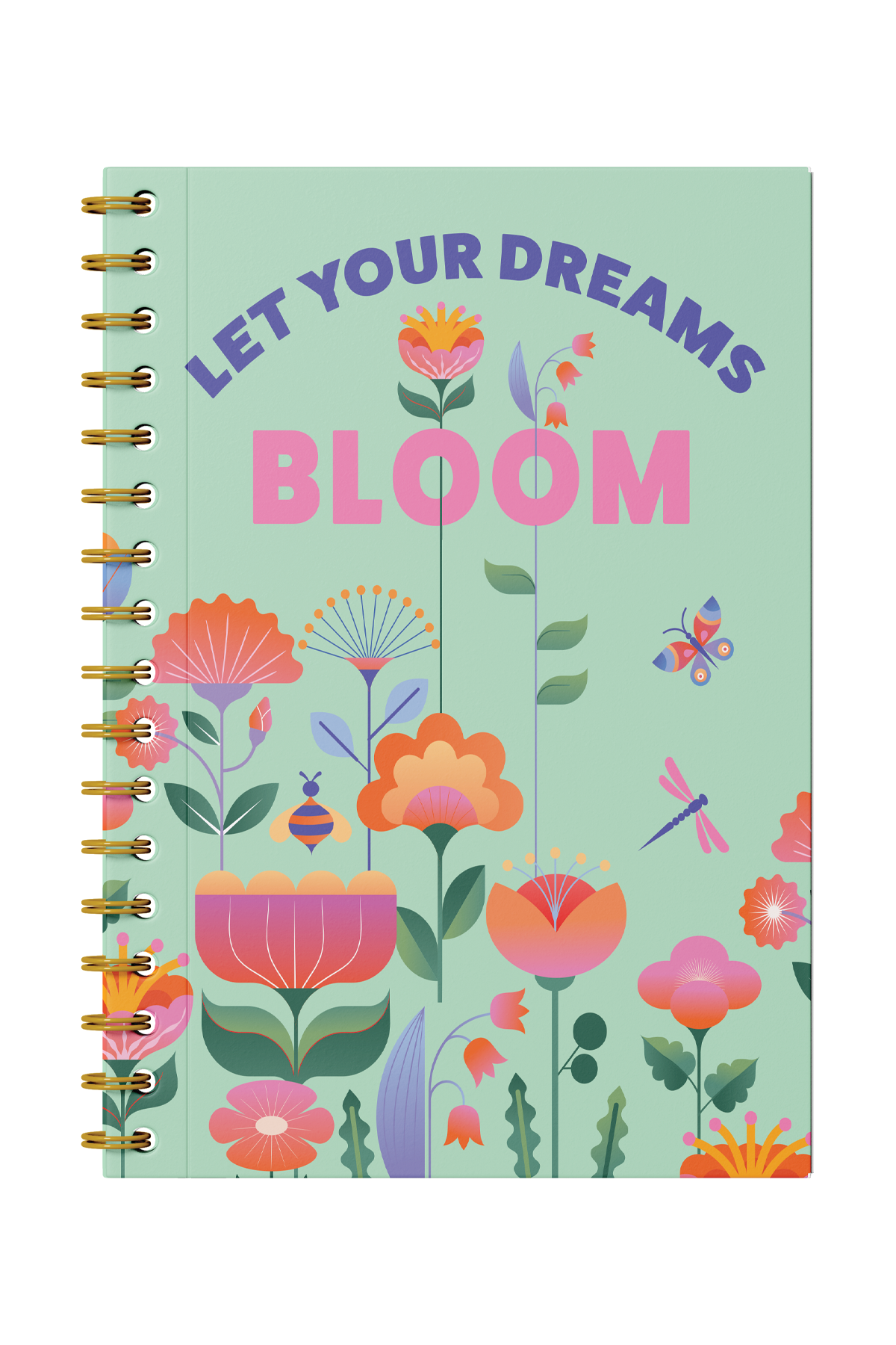 Let Your Dreams Bloom Spiral Notebook