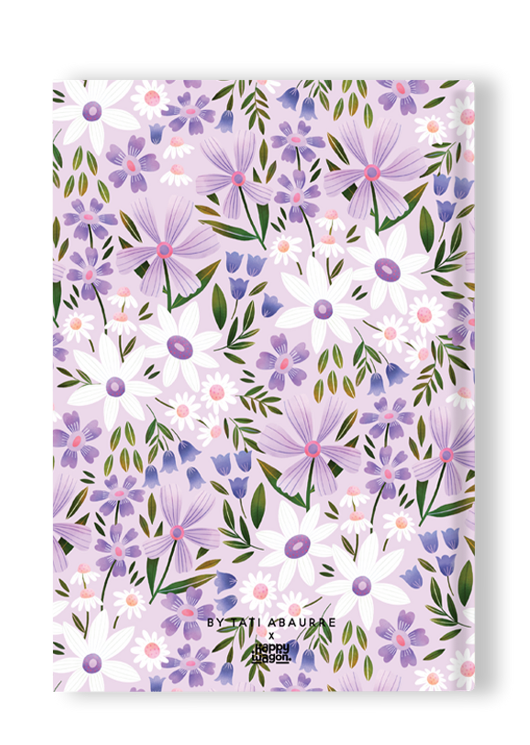 Lilac Flora Hardcover Notebook