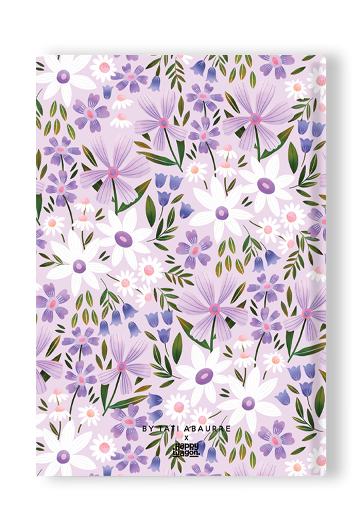 Lilac Flora Hardcover Notebook