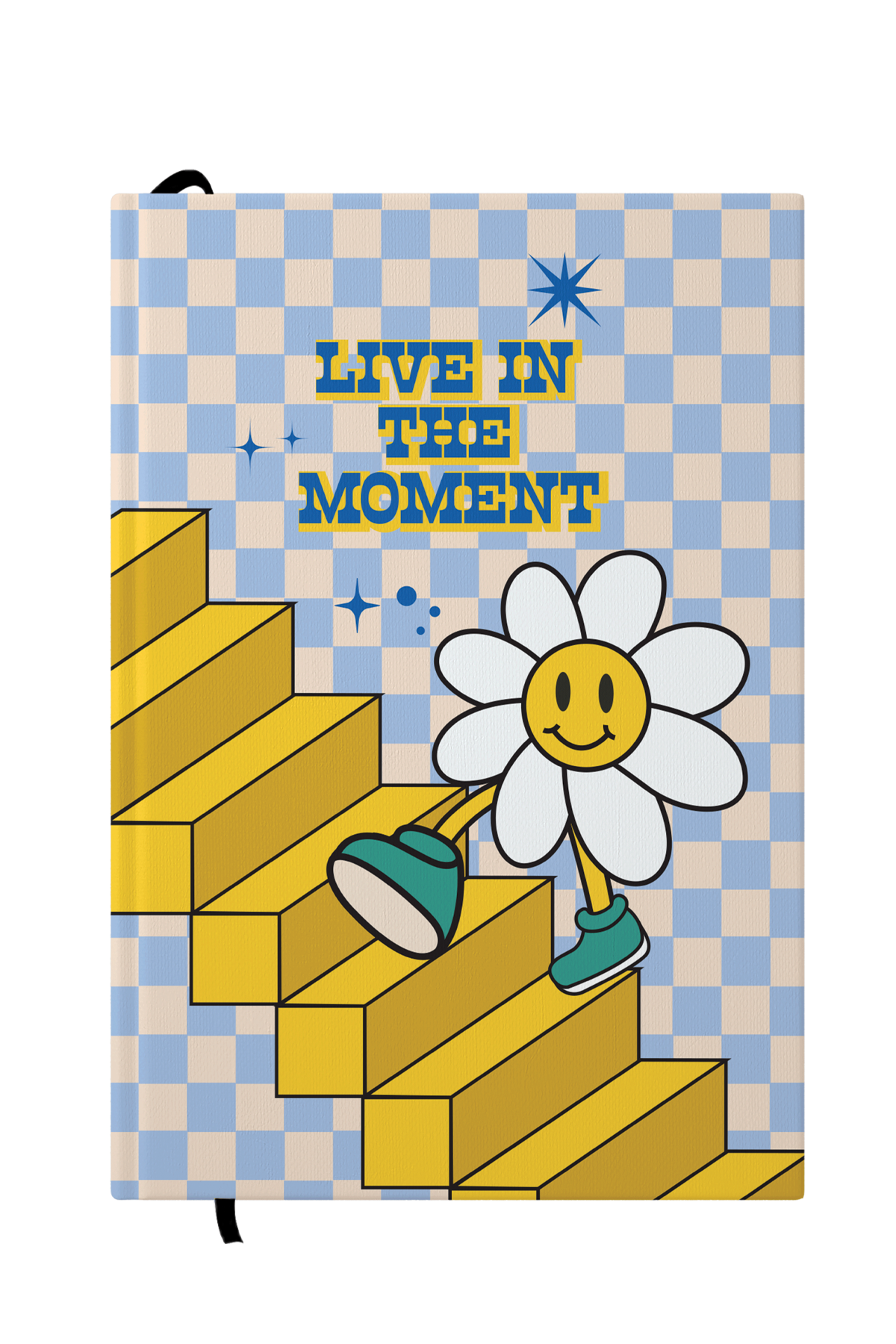 Live In The Moment Hardcover Notebook