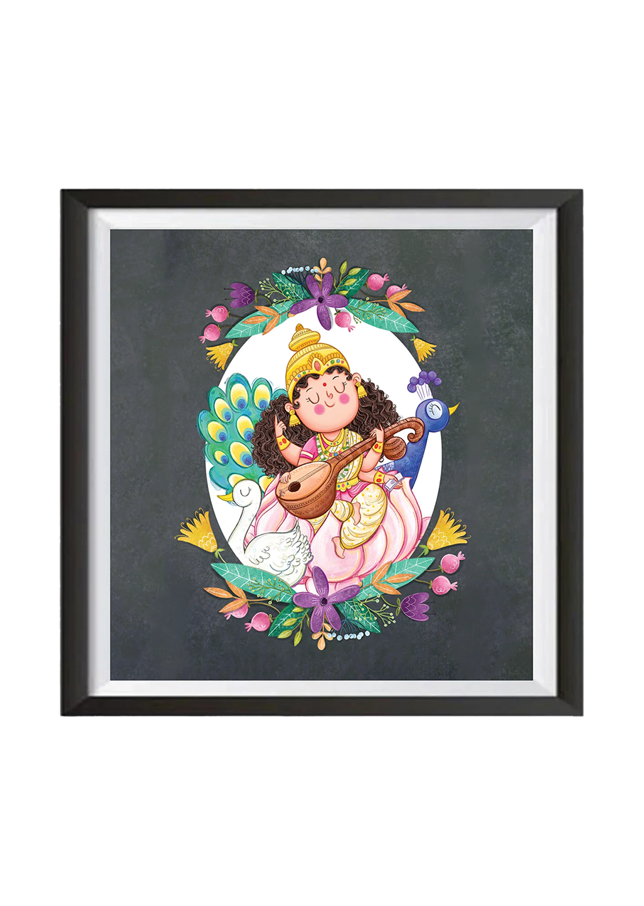 Maa Saraswati Wall Art