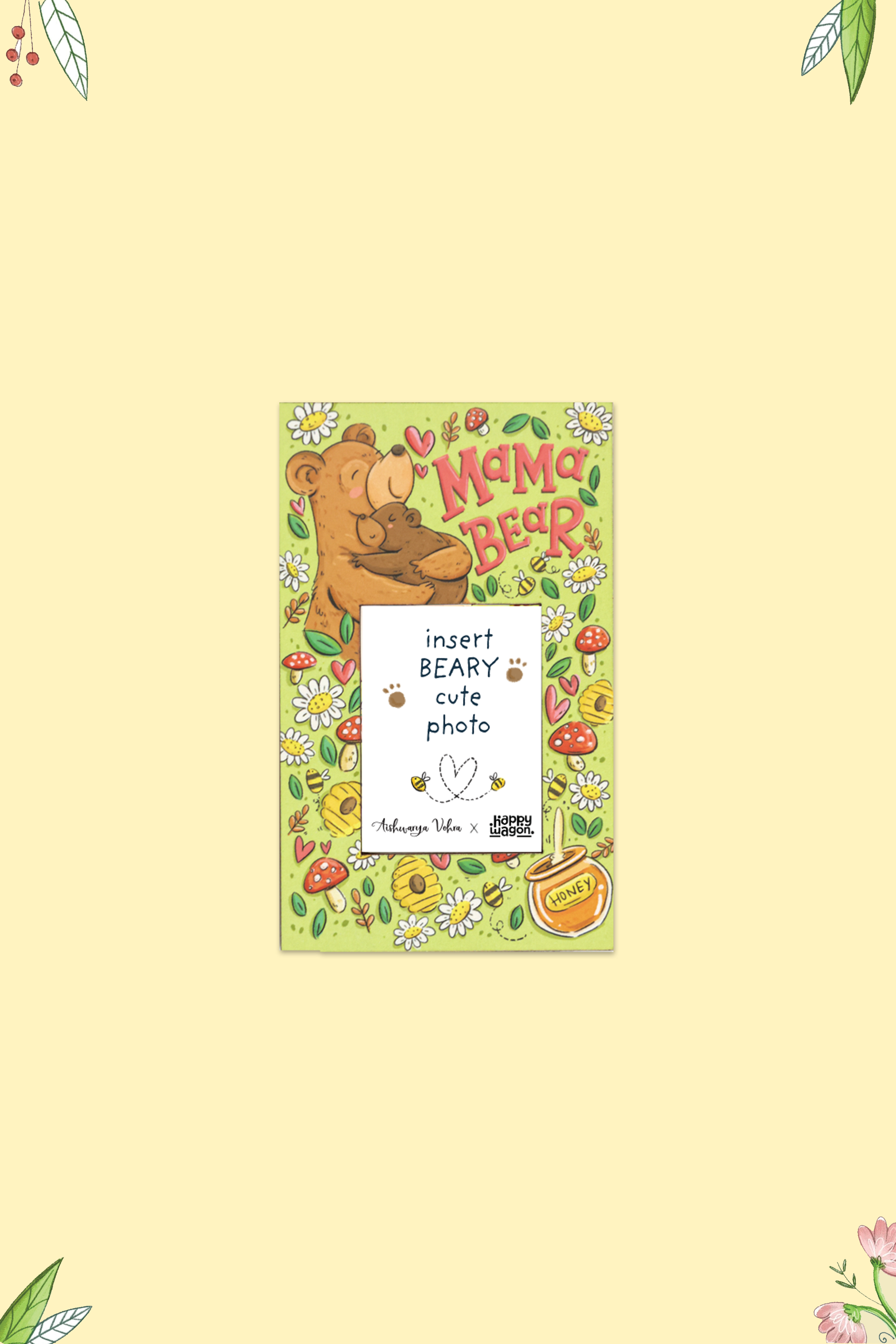 Mama Bear - Refrigerator Magnetic Frame