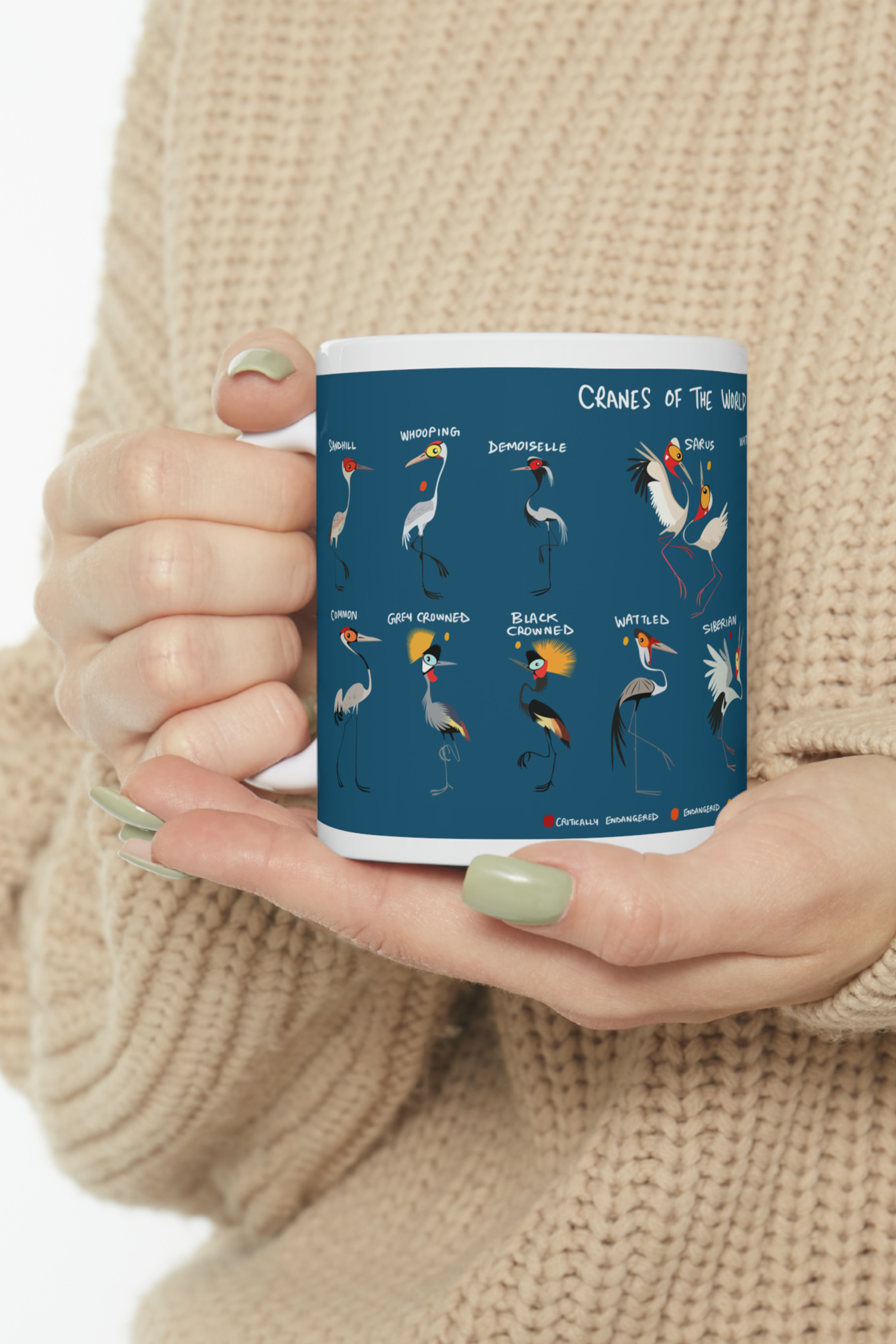 Cranes of the World Mug