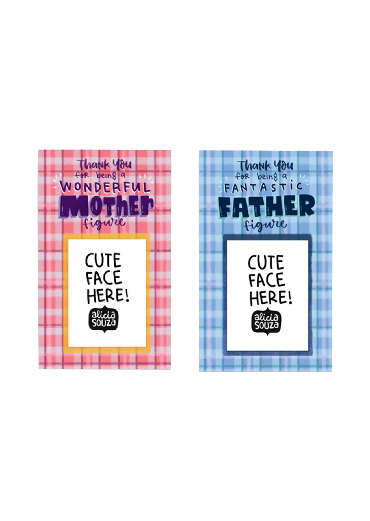 Mom And Dad Magnetic Frames - Pack of 2