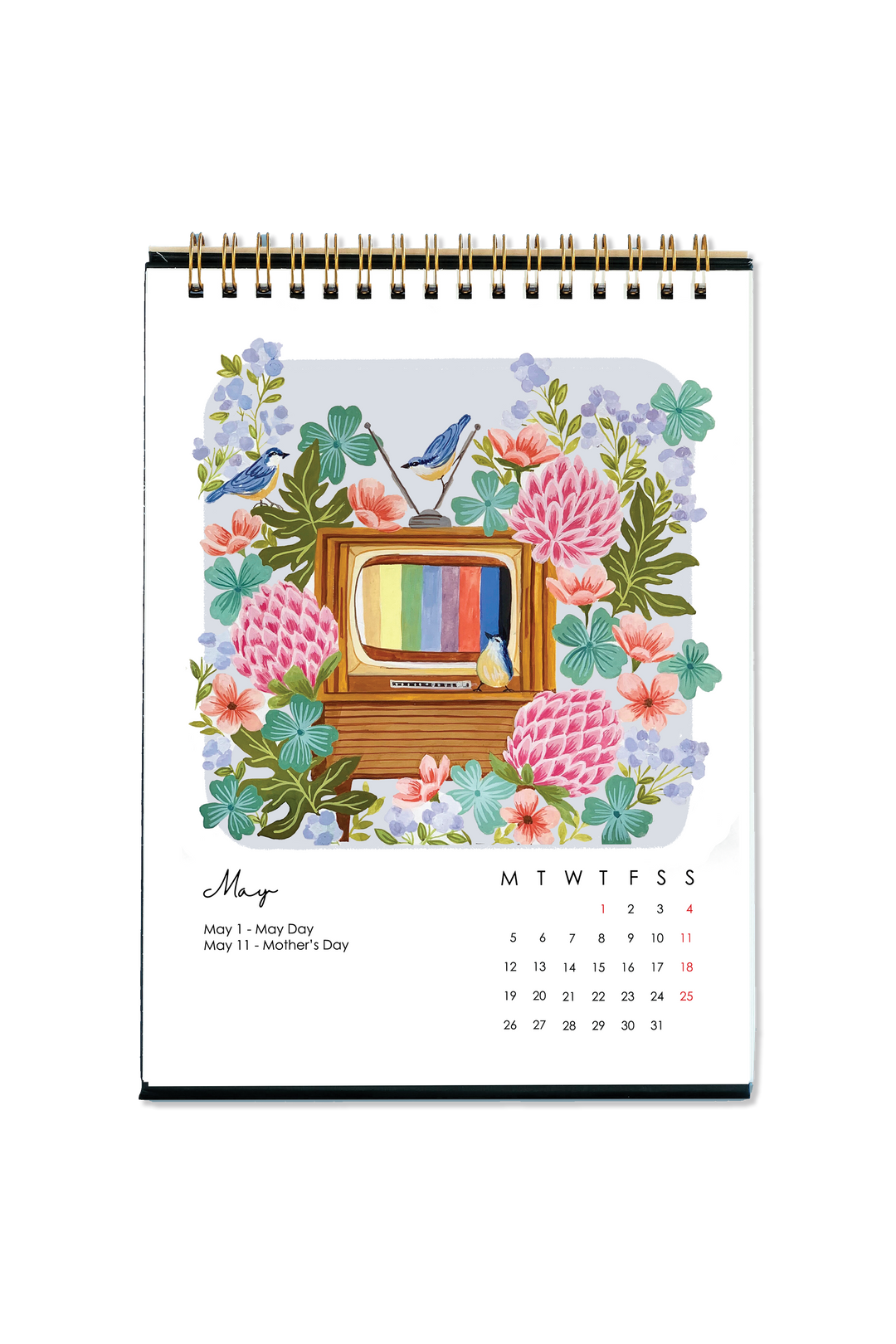 2025 Botanical Stories Desk Calendar