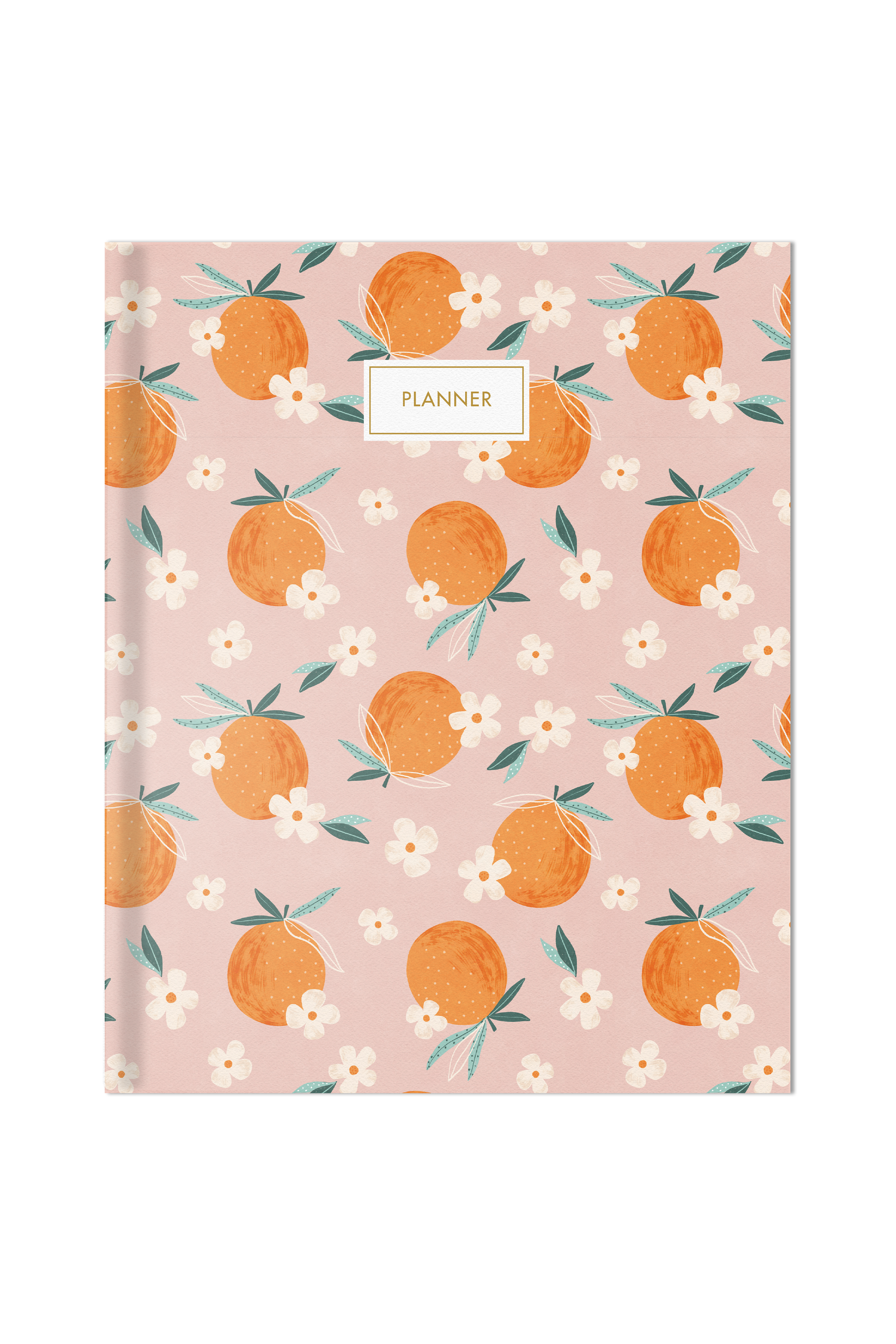 Oranges in Bloom  Hardbound Undated Planner