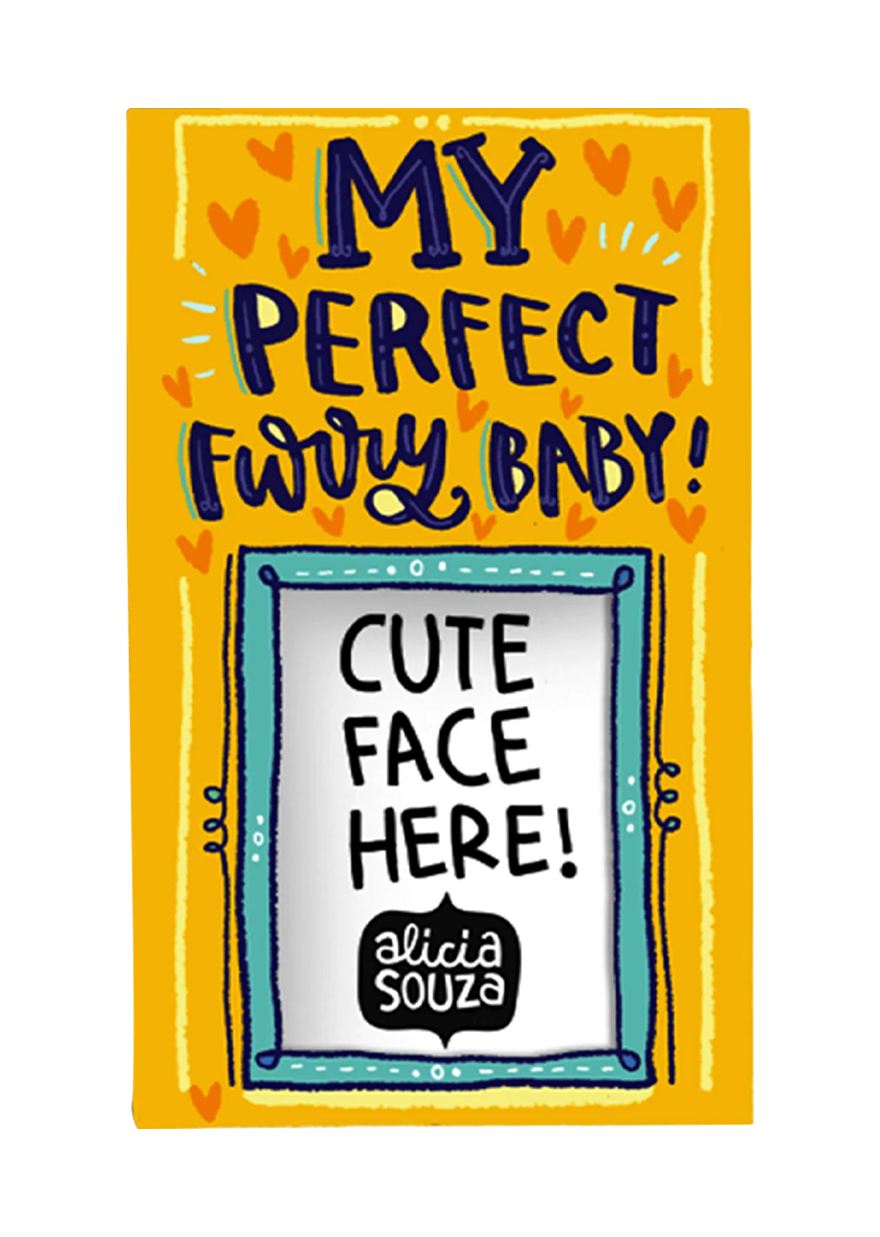 Perfect Furry Baby Refrigerator magnetic frame (small)