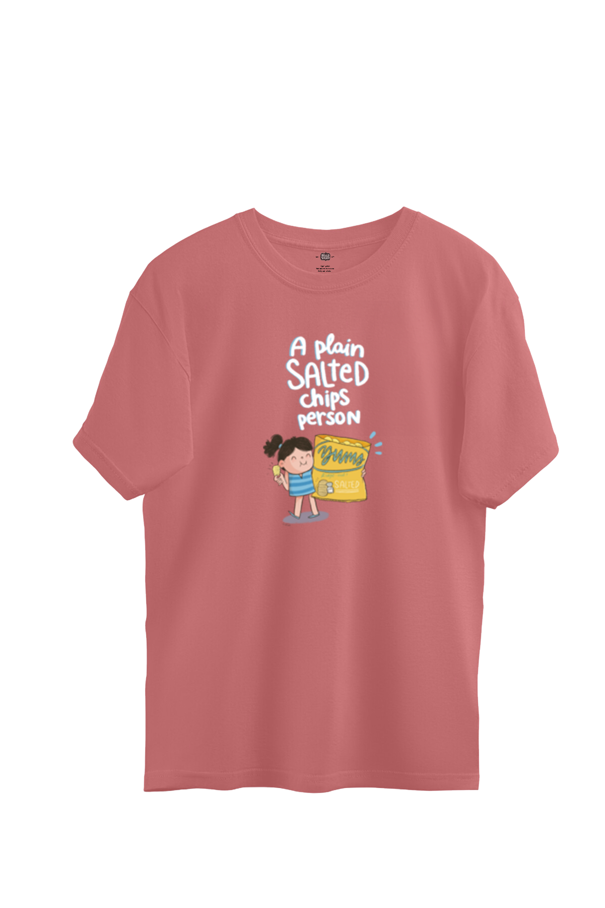 Plain Salted Oversized T-Shirt