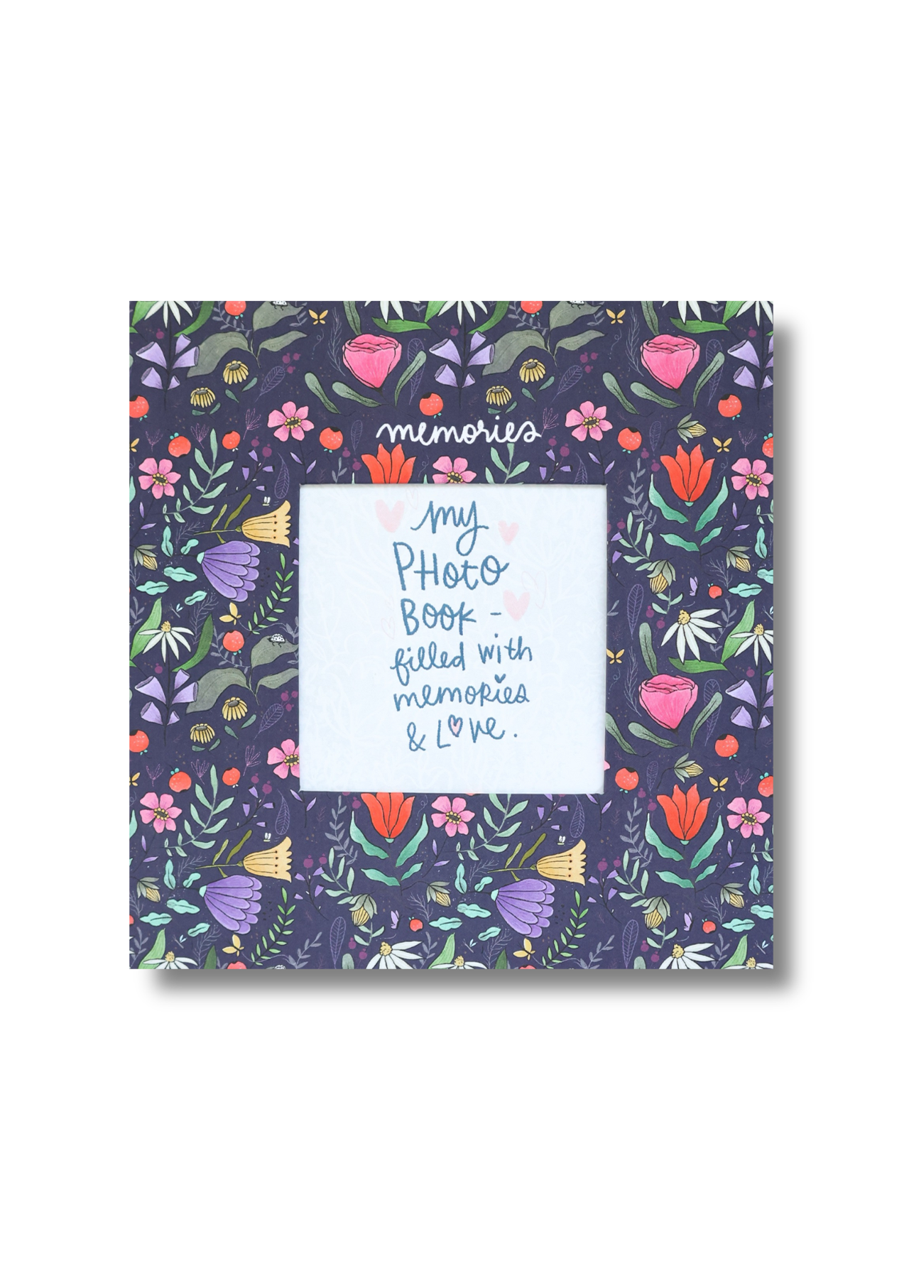 Purple Floral Mini Photo Album