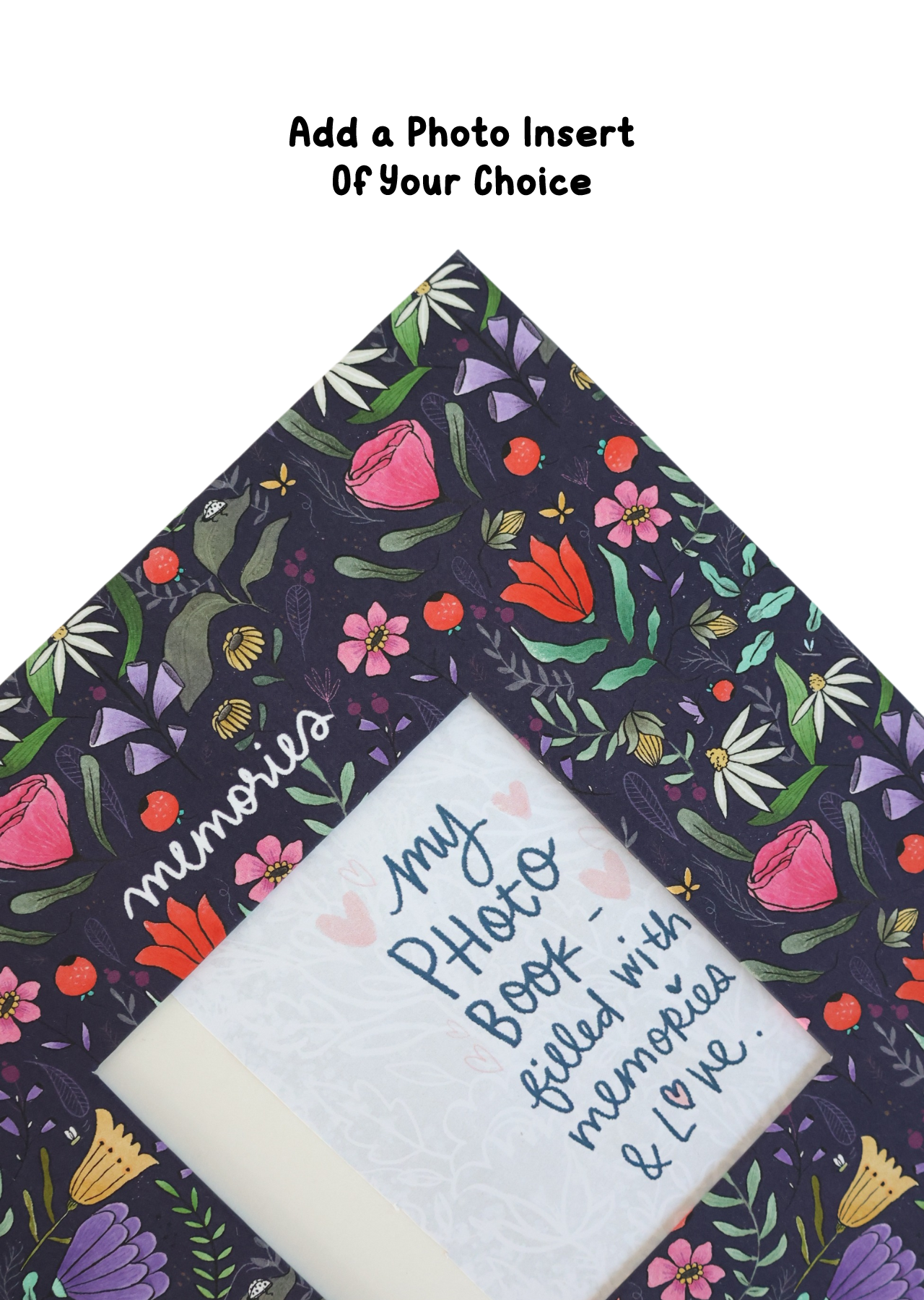 Purple Floral Mini Photo Album