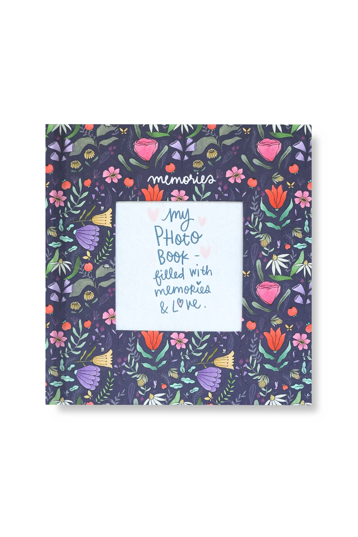 Purple Floral Mini Photo Album