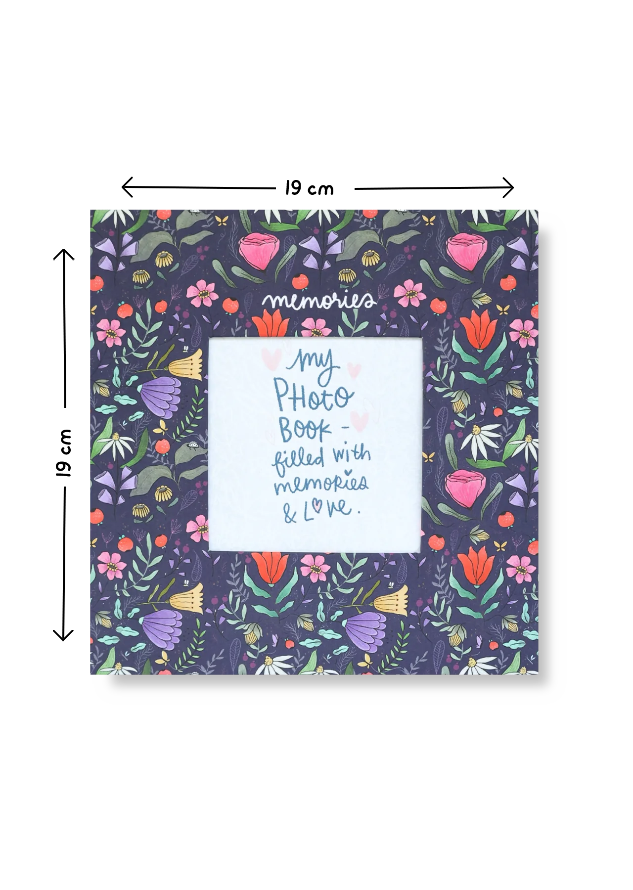 Purple Floral Mini Photo Album Combo