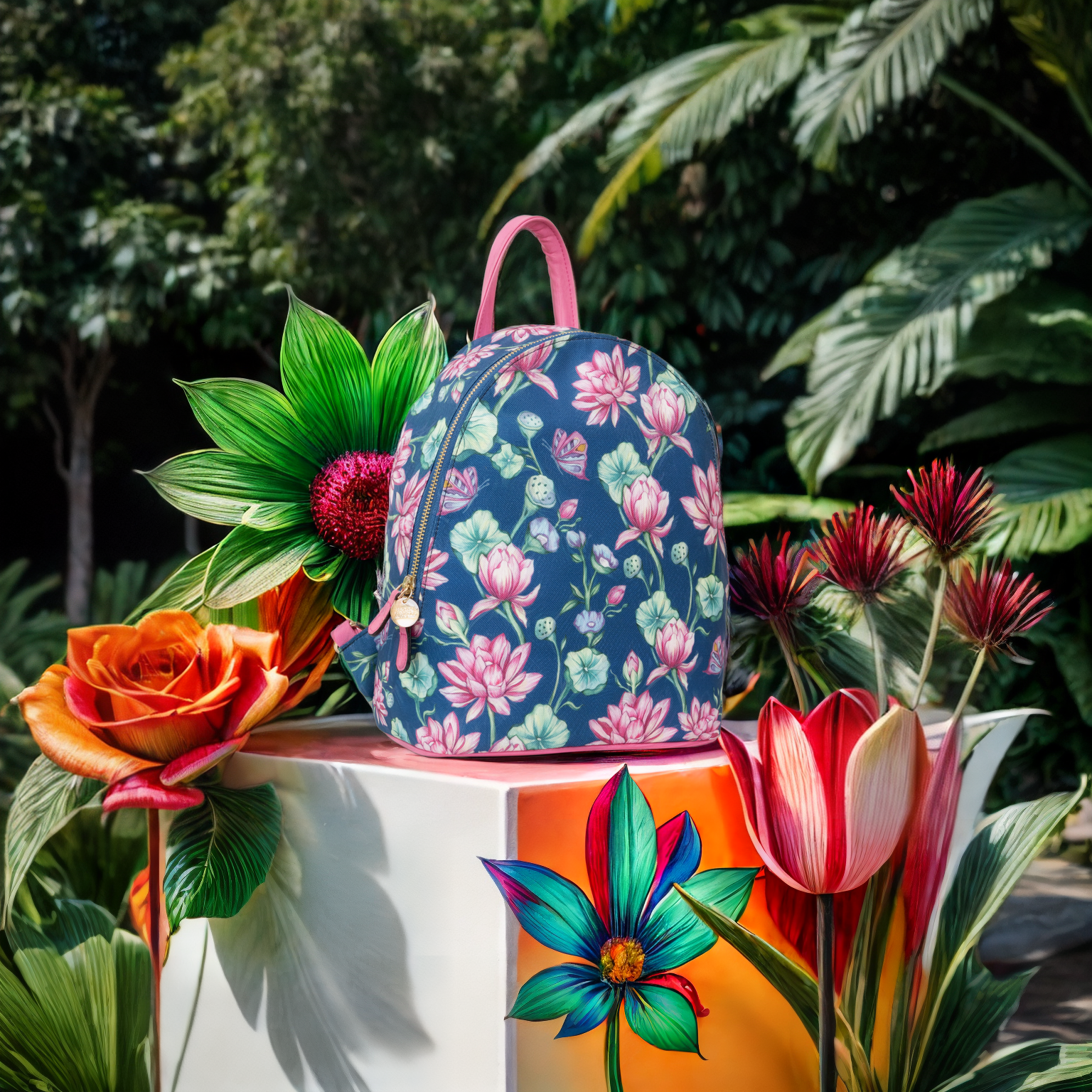 Lotus Bloom | Mini Backpack