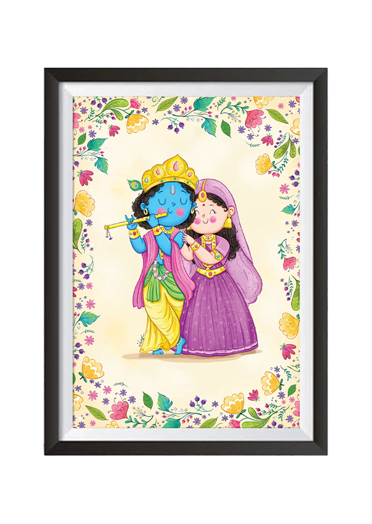 Radha Krishna Wall Art