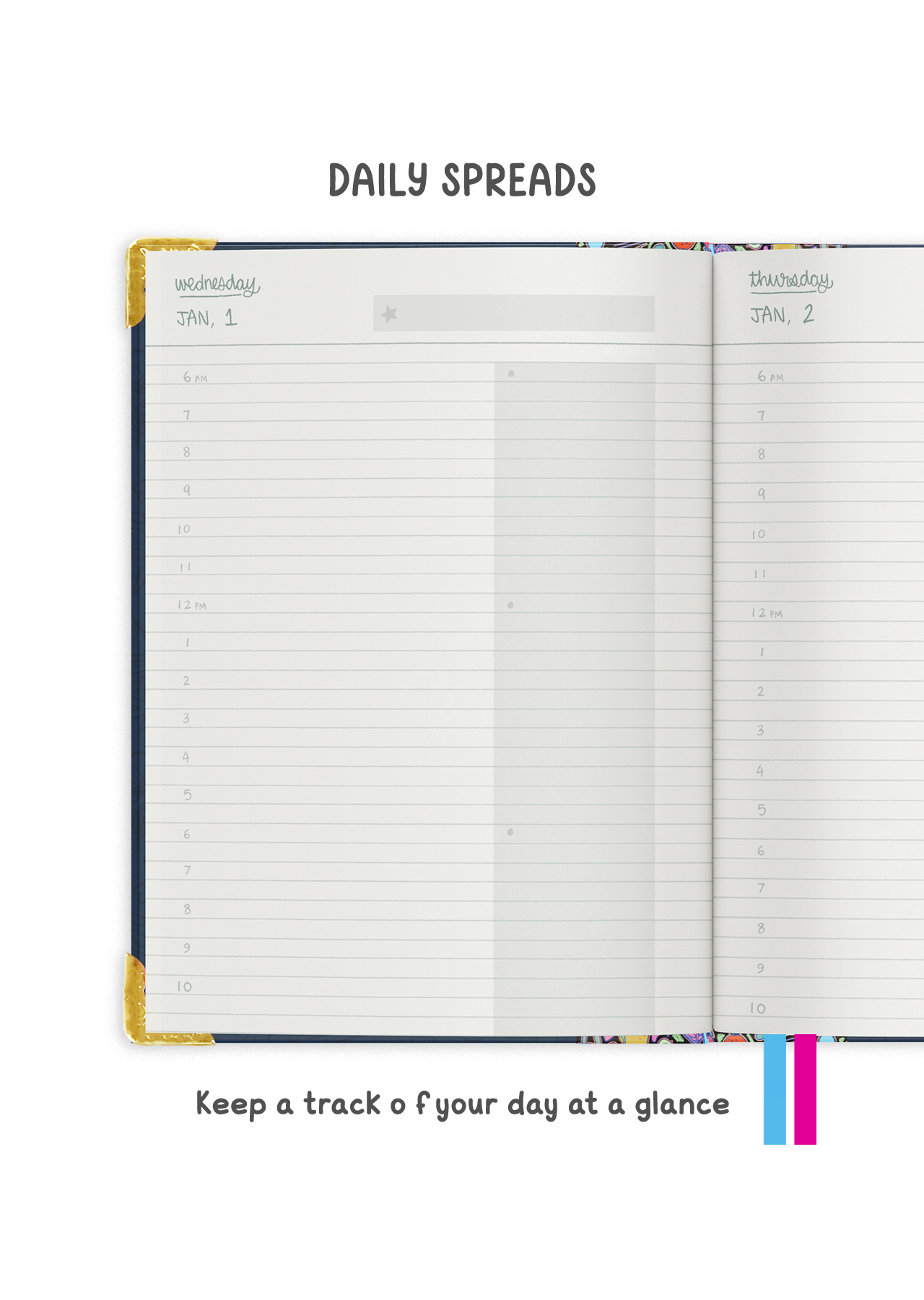 2025 Daily Planner  + Weekly Planner Combo