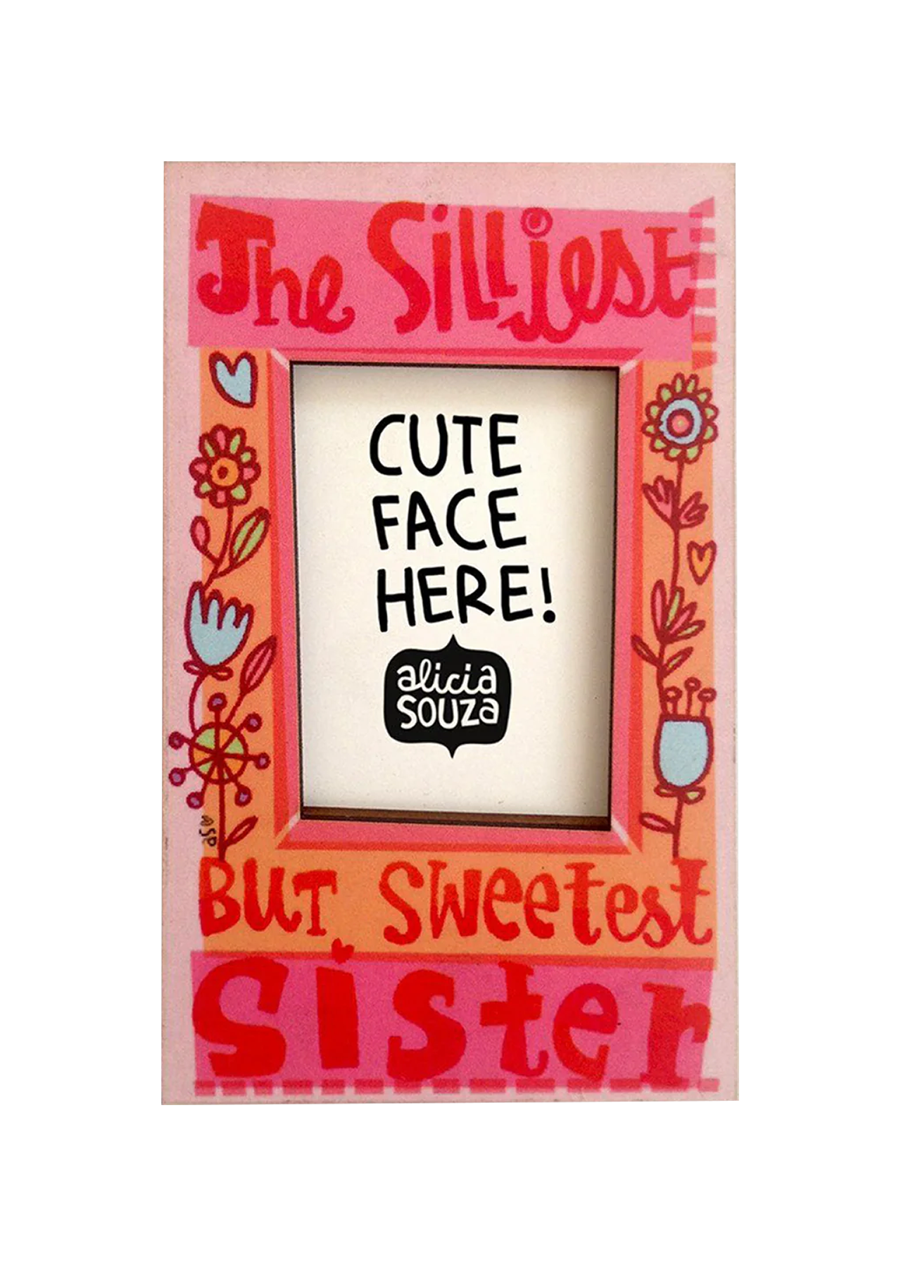 Sister love - Refrigerator magnetic frame