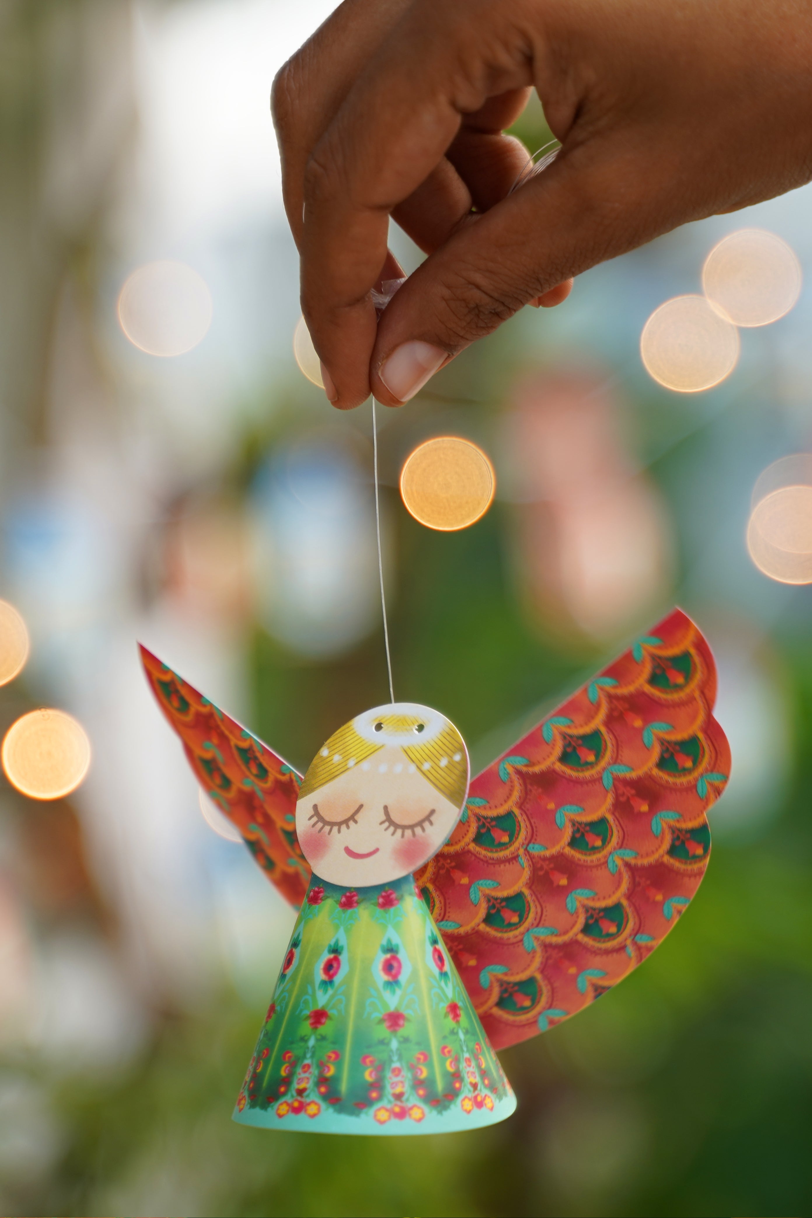 Set of 6 Paper Angels DIY Paper Craft