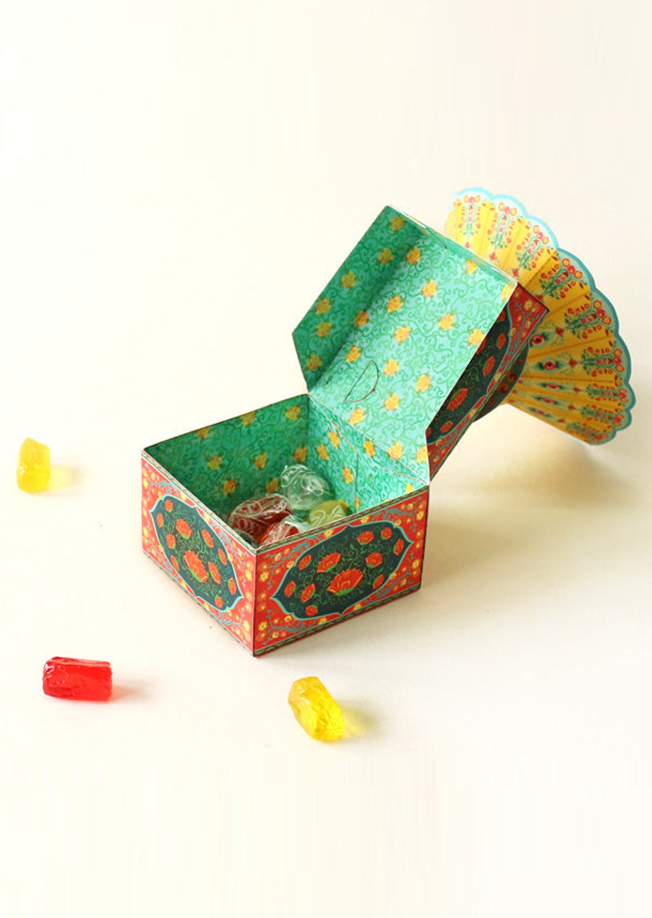 Colourful Mini Gramophone Box DIY Paper Craft Kit