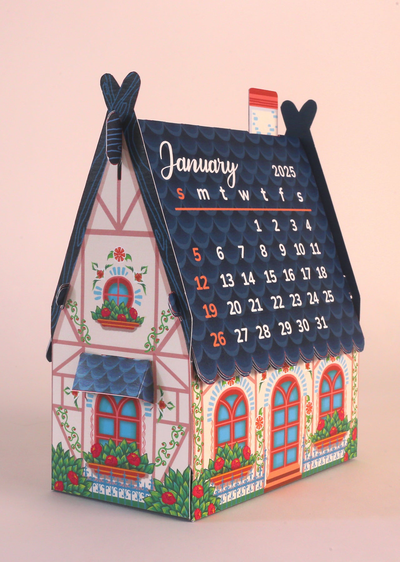 2025 DIY Mini Happy Home Desk Calendar