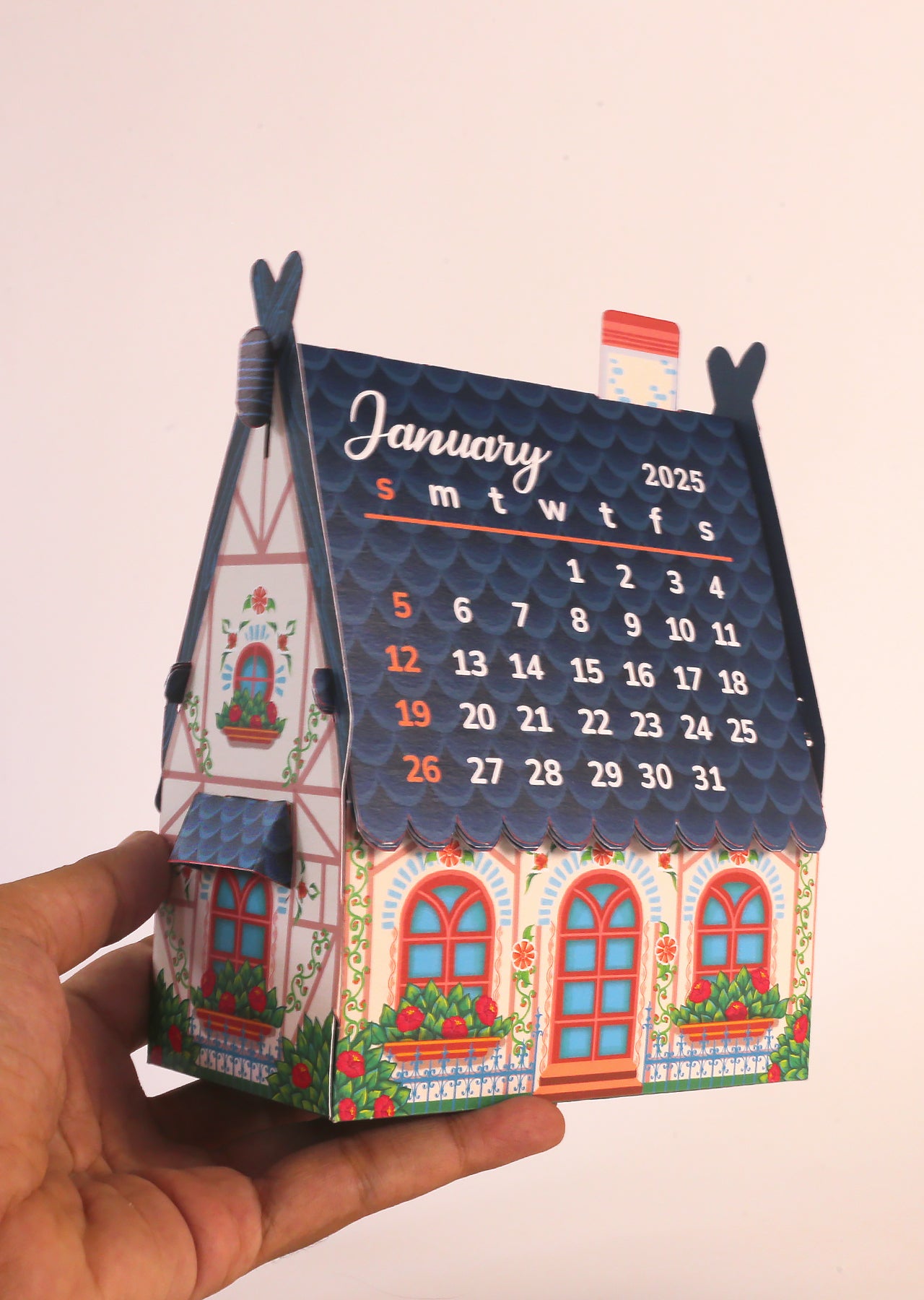 2025 DIY Mini Happy Home Desk Calendar