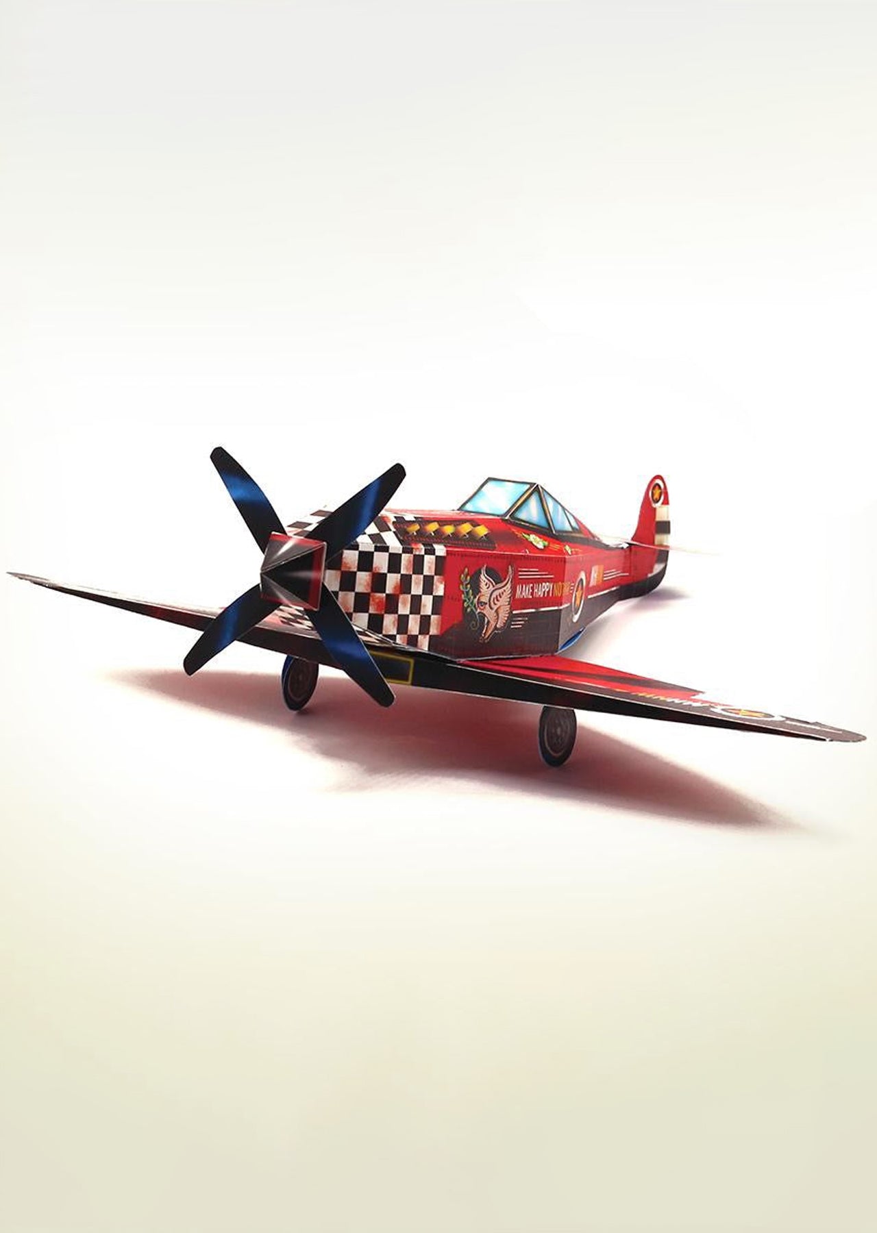 Candy Bomber Paper Aeroplane - DIY Paper Craft Kit