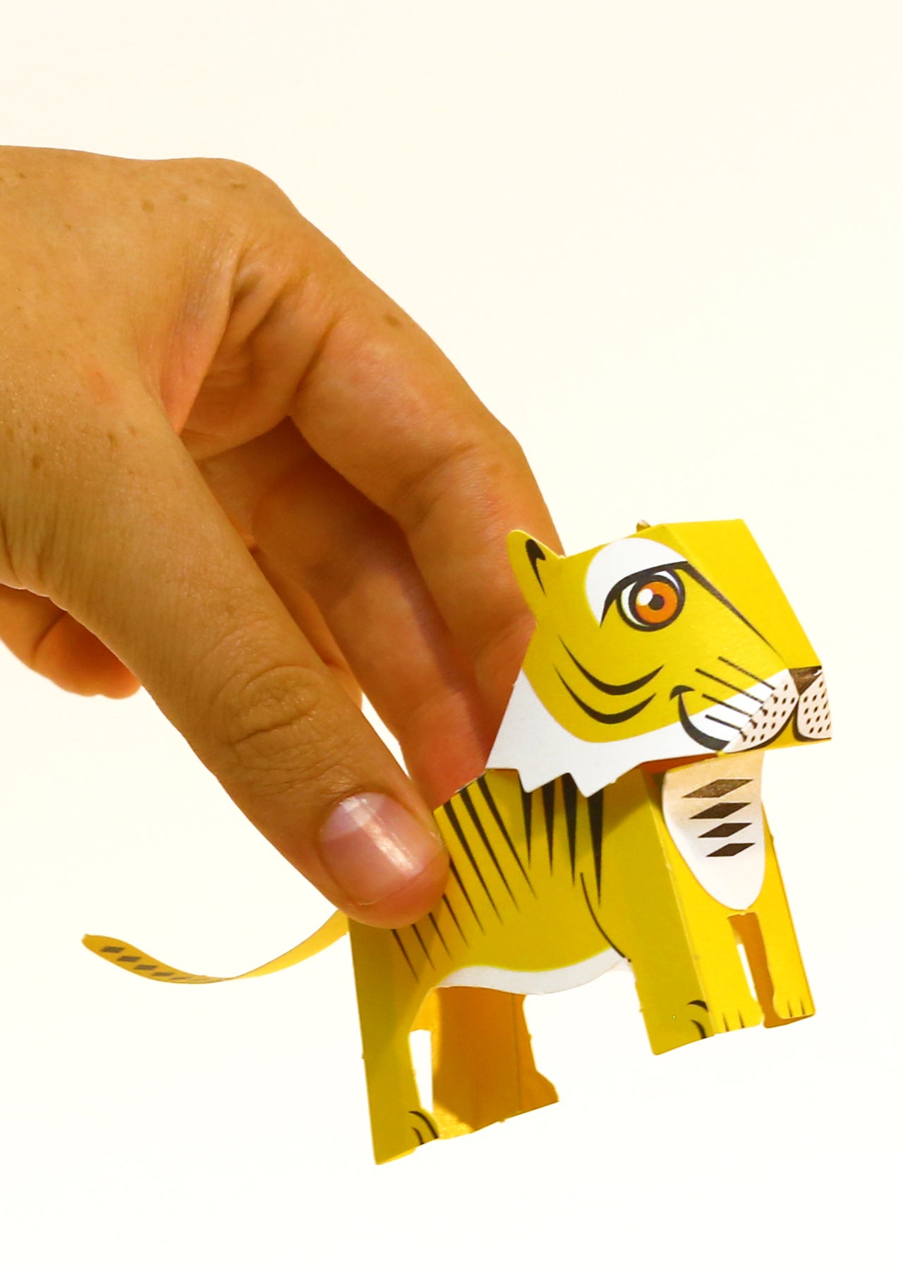 BOX SET 1: Set of 6 DIY Mini Endangered Animals Paper Craft Kits