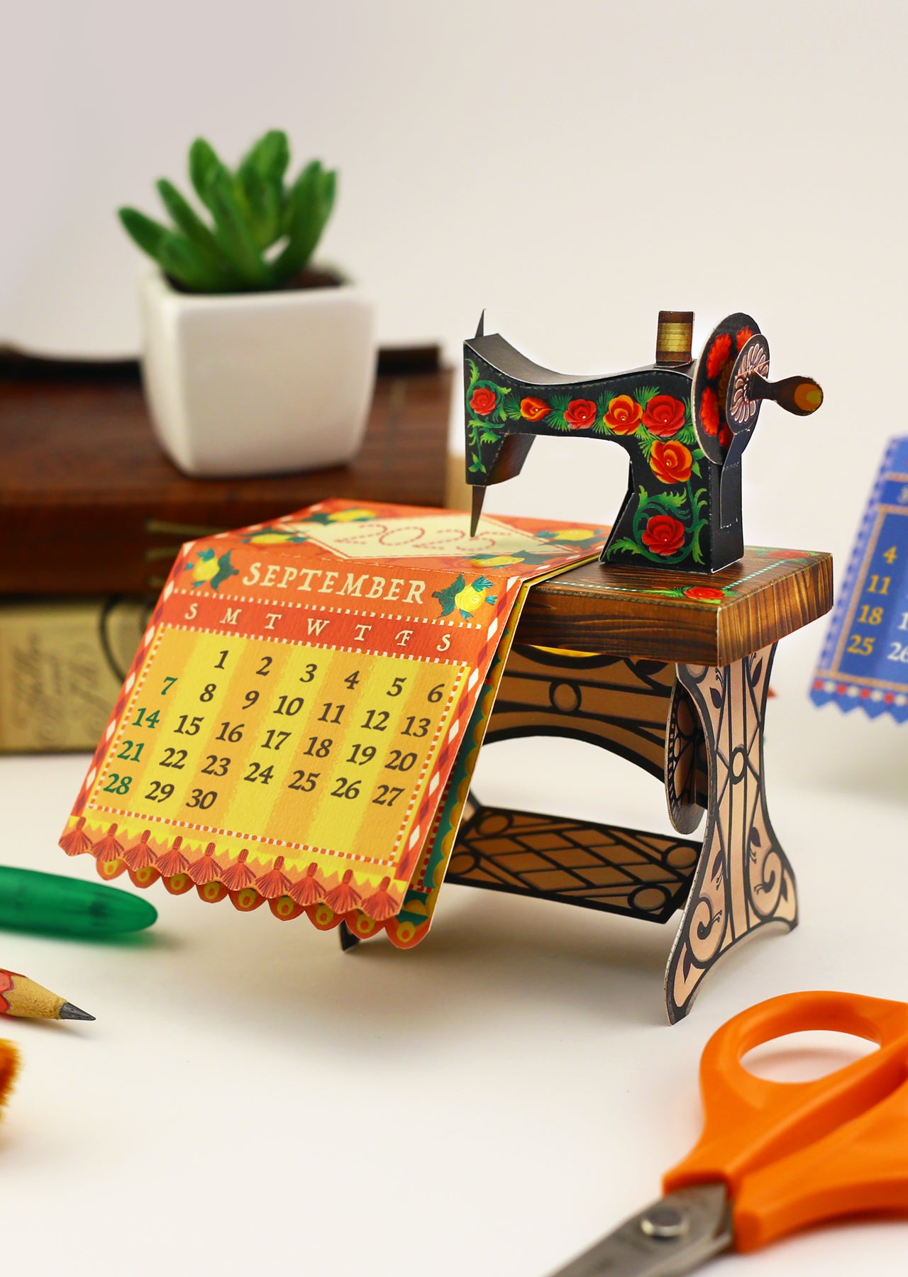 2025 DIY Mini Sewing Machine Calendar