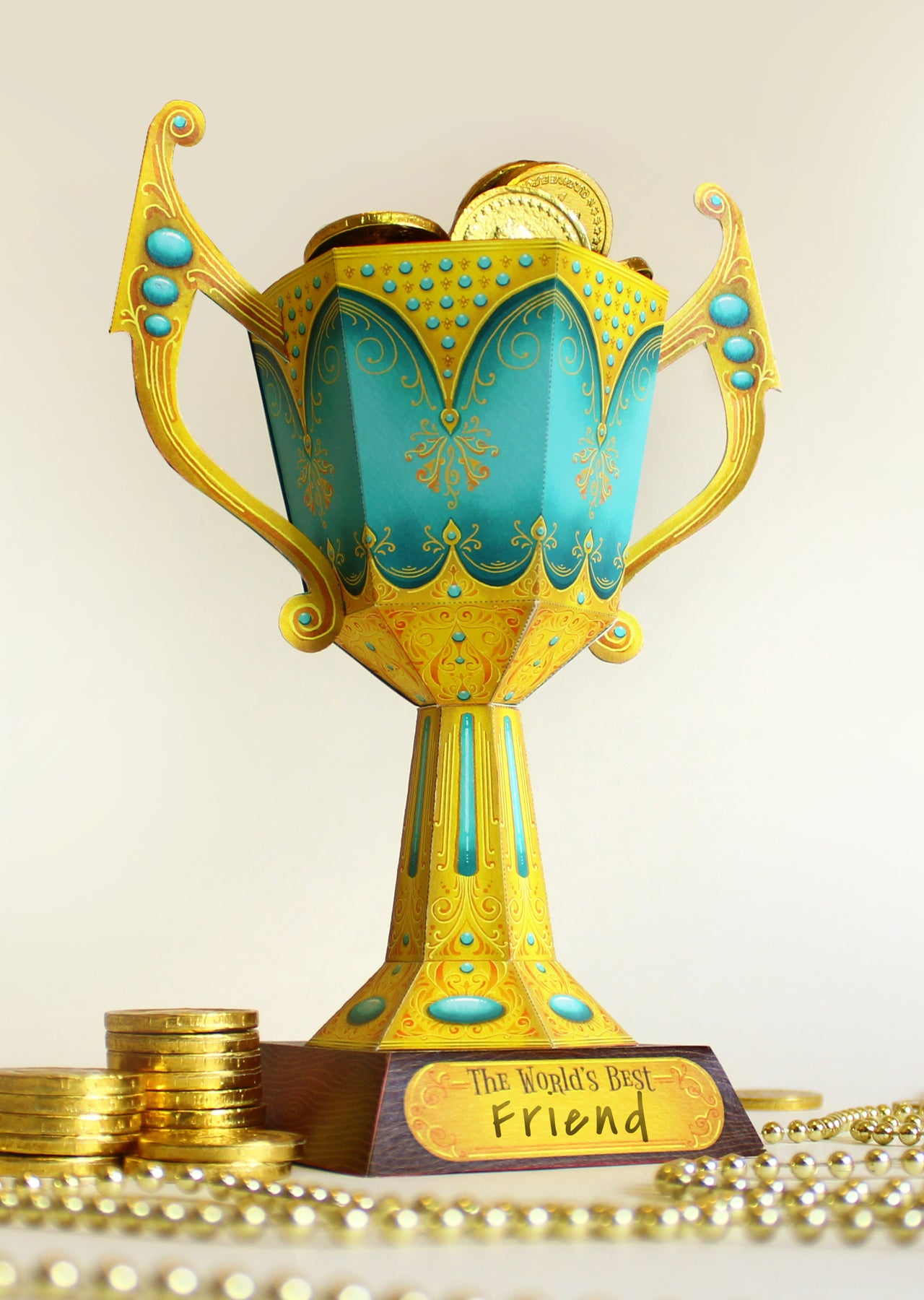 Trophy Cup - DIY Paper Craft Kit