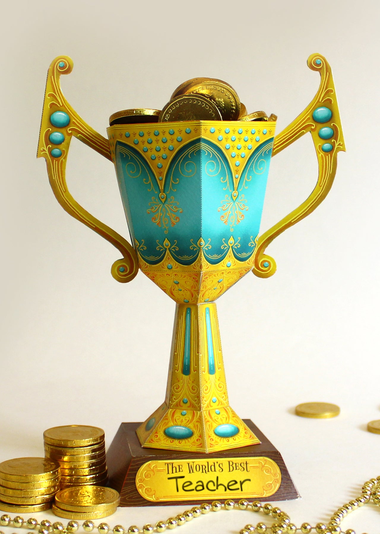 Trophy Cup - DIY Paper Craft Kit