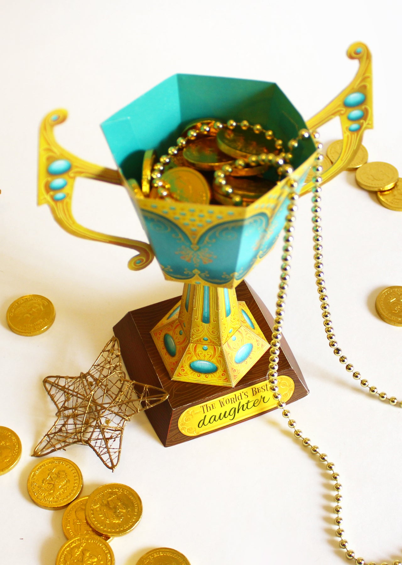 Trophy Cup - DIY Paper Craft Kit