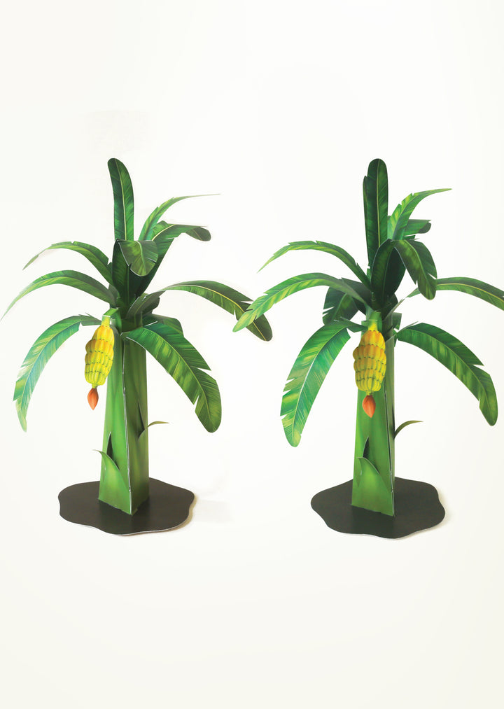 Banana Trees - Set of 2- DIY Paper Craft Kit for Pooja Decor