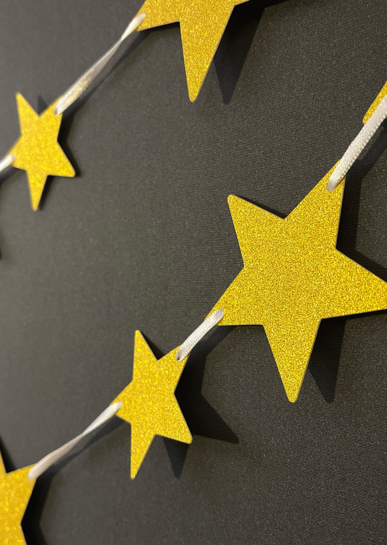 Golden Stars Paper Bunting