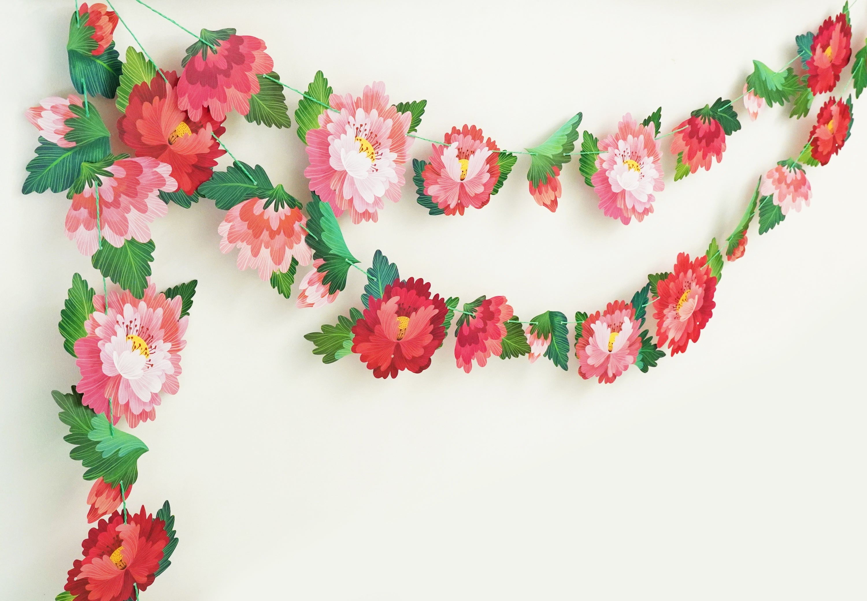 Forever Flowers Premium Paper Bunting