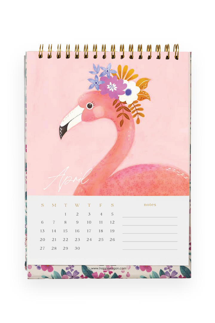 2025 Animal Portrait Desk Calendar